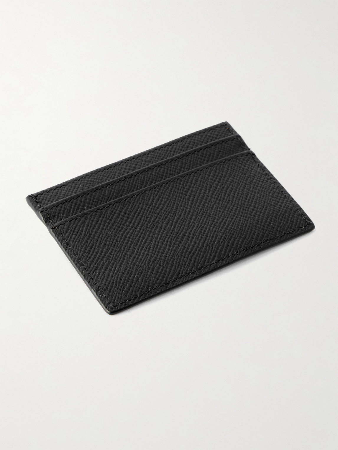 Panama Cross-Grain Leather Cardholder — 2
