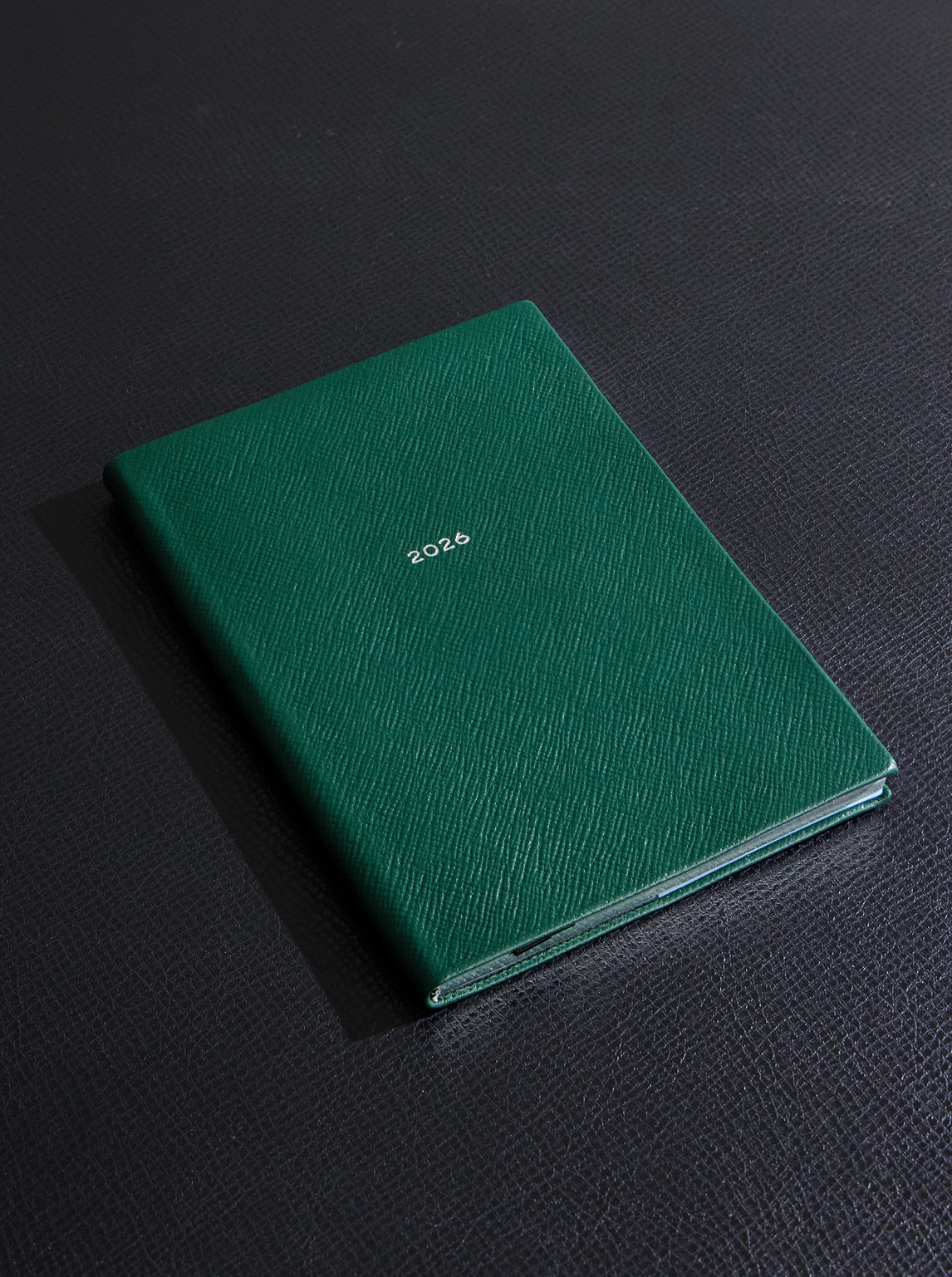 2026 Soho Panama Cross-Grain Leather Diary