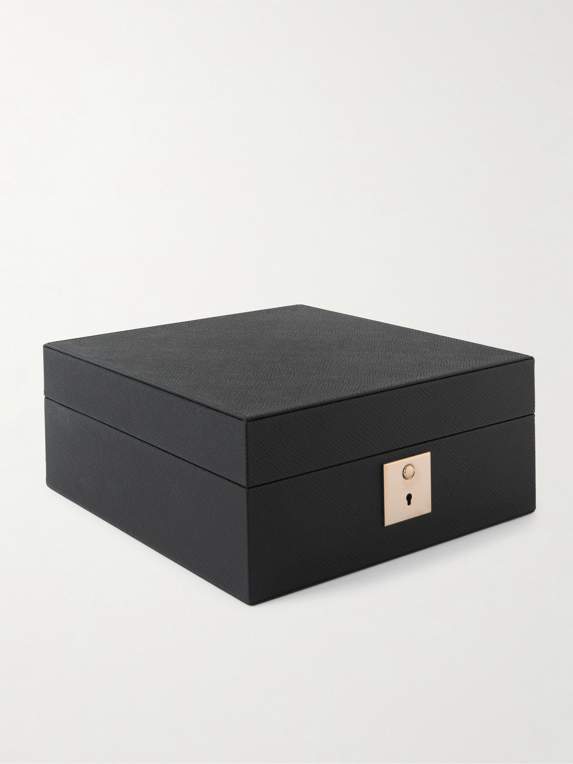 Mara Croc-Effect Leather Six-Piece Watch Box
