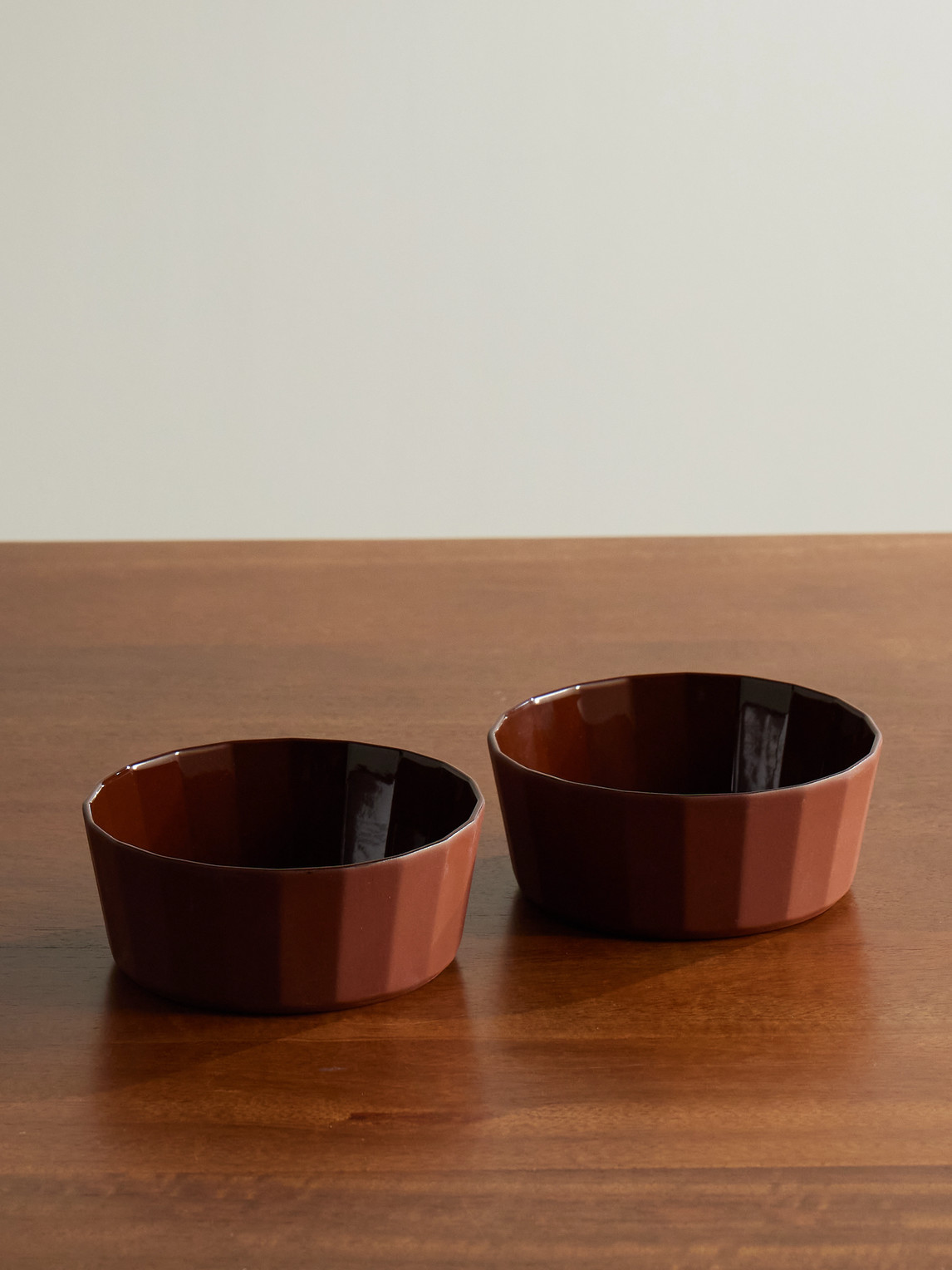 + Studio Word Fade Set of Two Porcelain Bowls