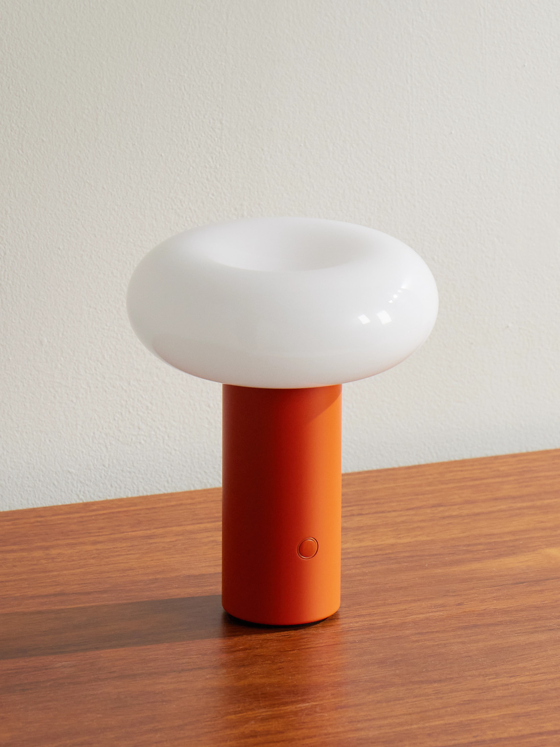 Torus Portable Steel and Glass LED Lamp