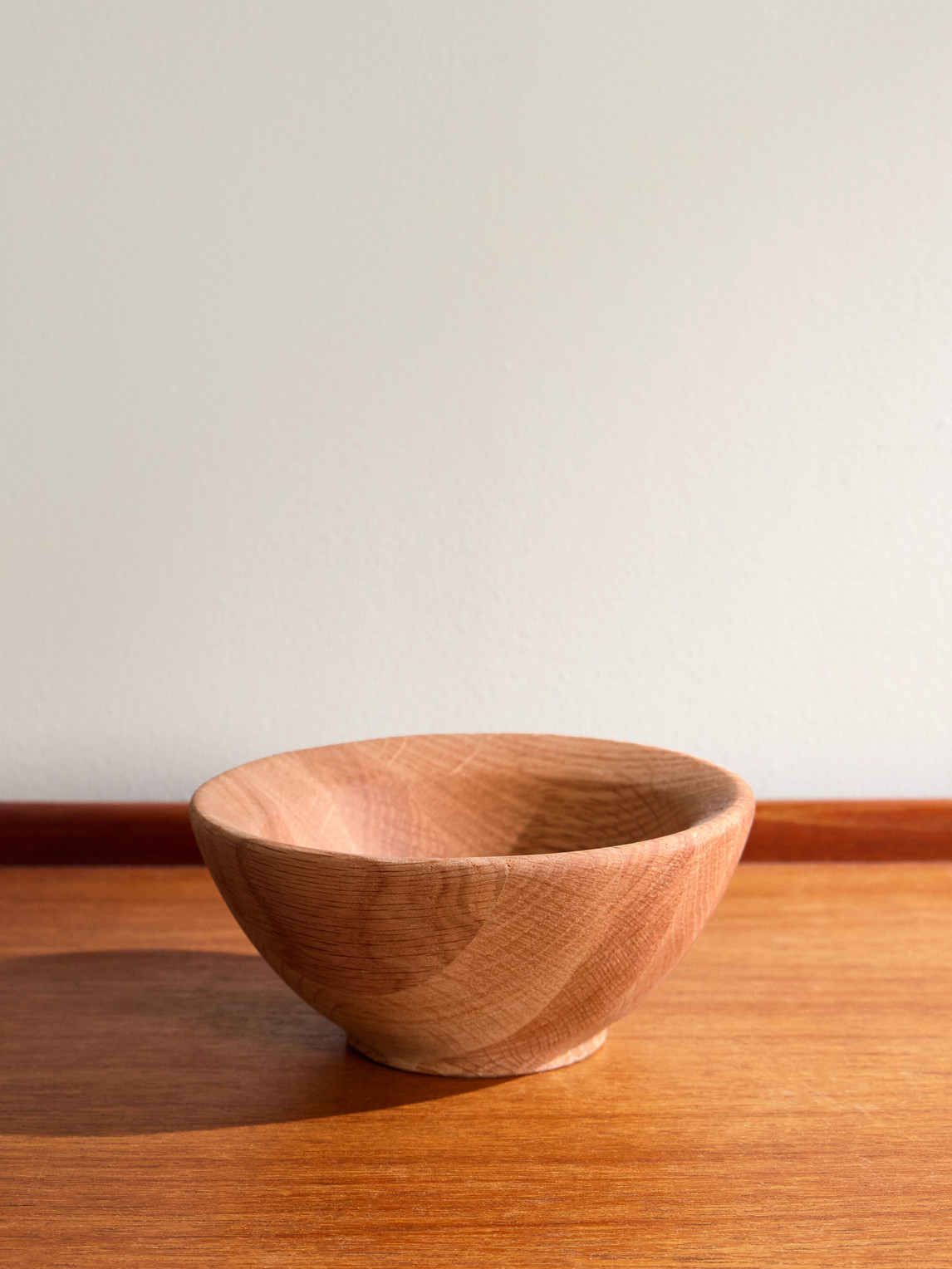 Set of Two Oak Bowls