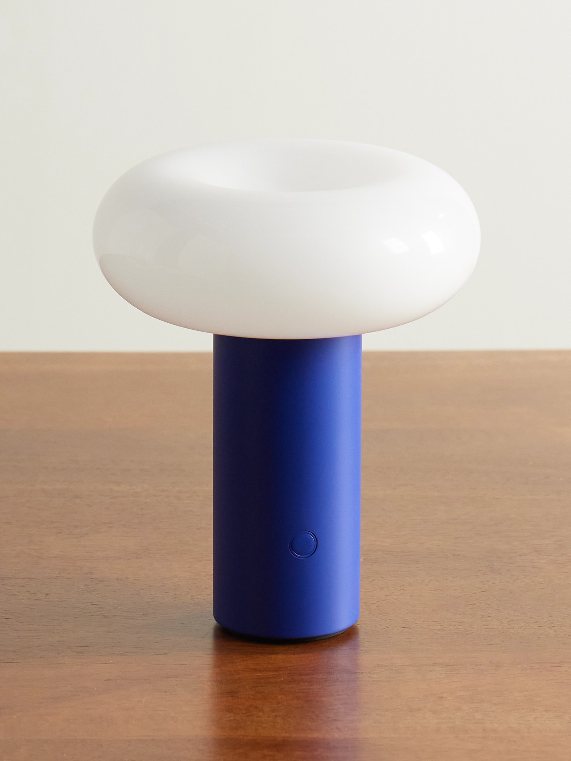 Torus Portable Steel and Glass LED Lamp