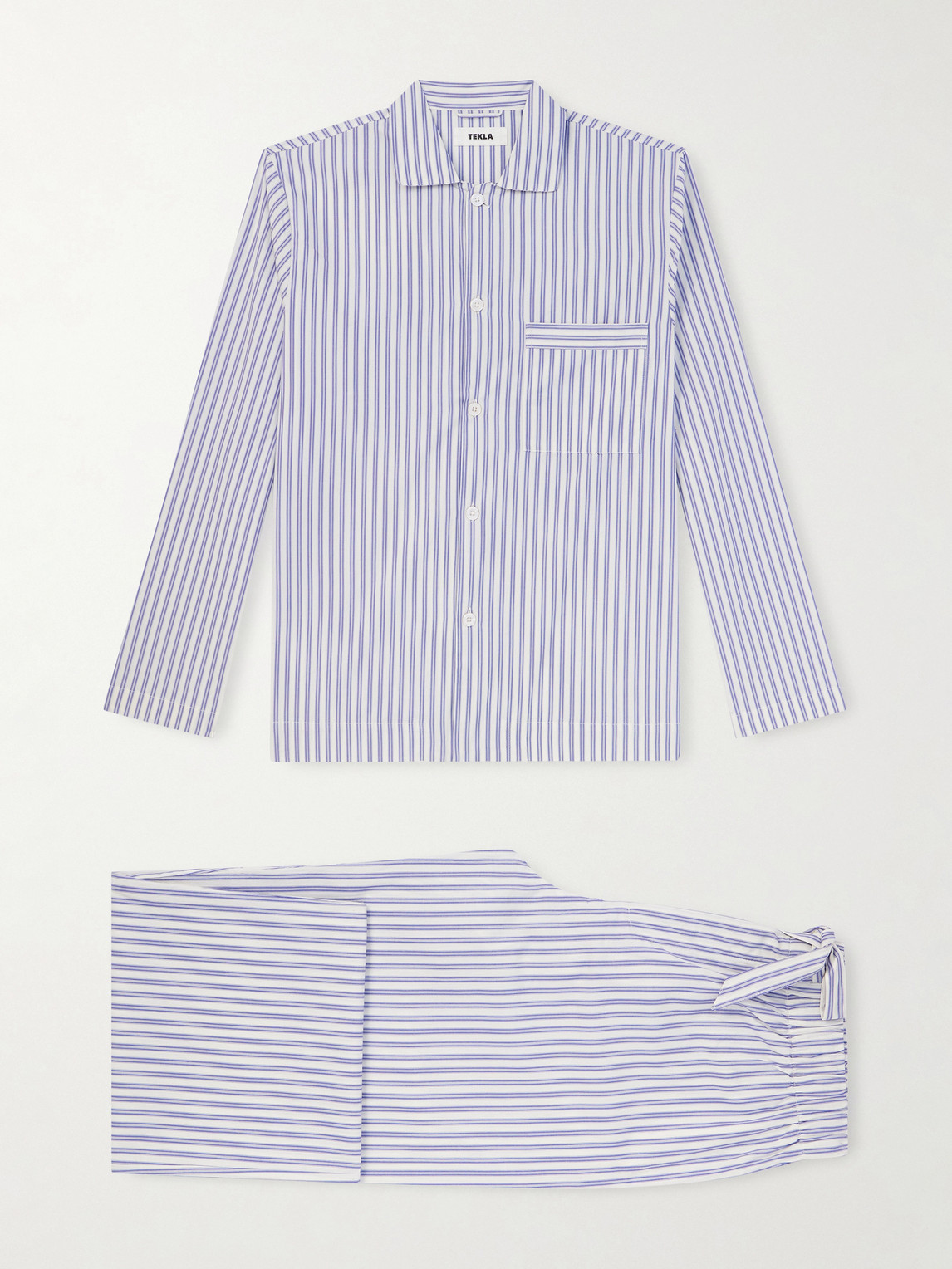 Tekla triped Organic Cotton-Poplin Pyjamas - Men