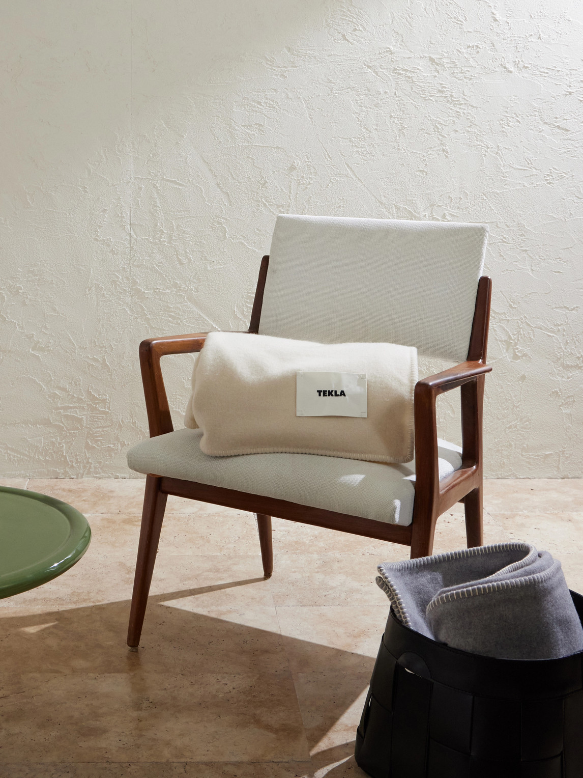Logo-Appliquéd Wool Blanket — 2