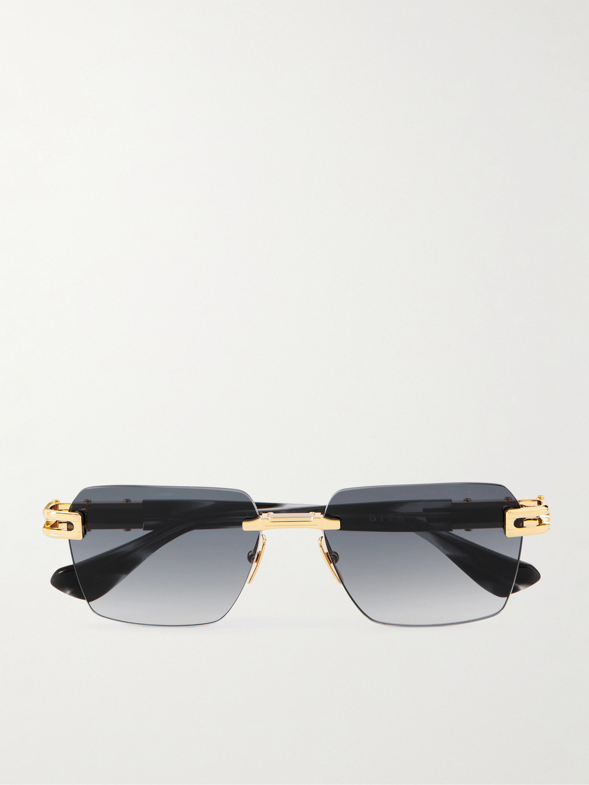 DITA Meta-Evo One Square-Frame Gold-Tone and Acetate Sunglasses - Men