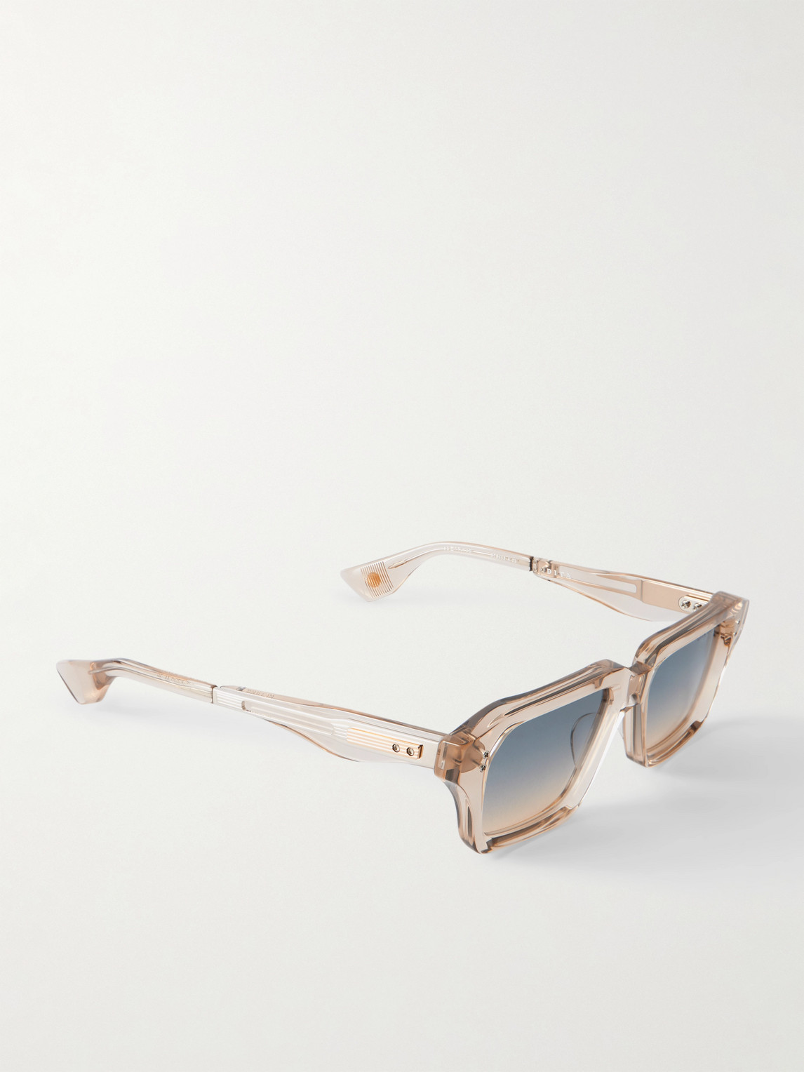 Dita Grandmaster-nine Square-frame Acetate Suglasses In Neutral