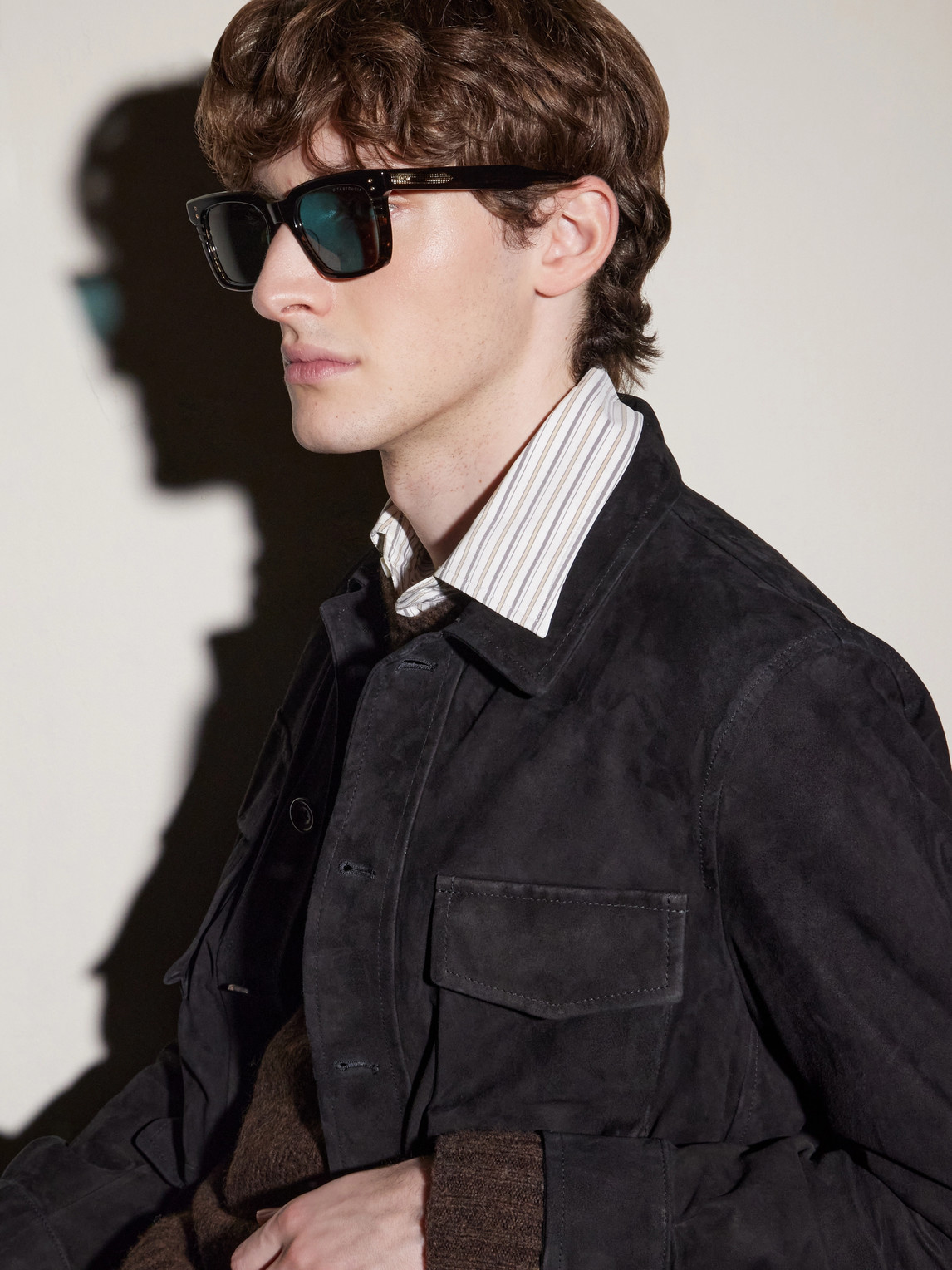 Dita Sequoia Square-frame Acetate Sunglasses In Blue