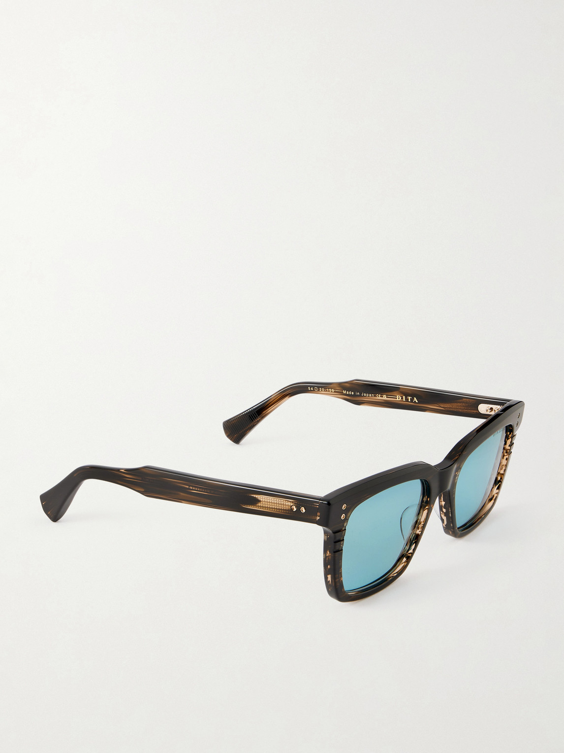 Dita Sequoia Square-frame Acetate Sunglasses In Blue