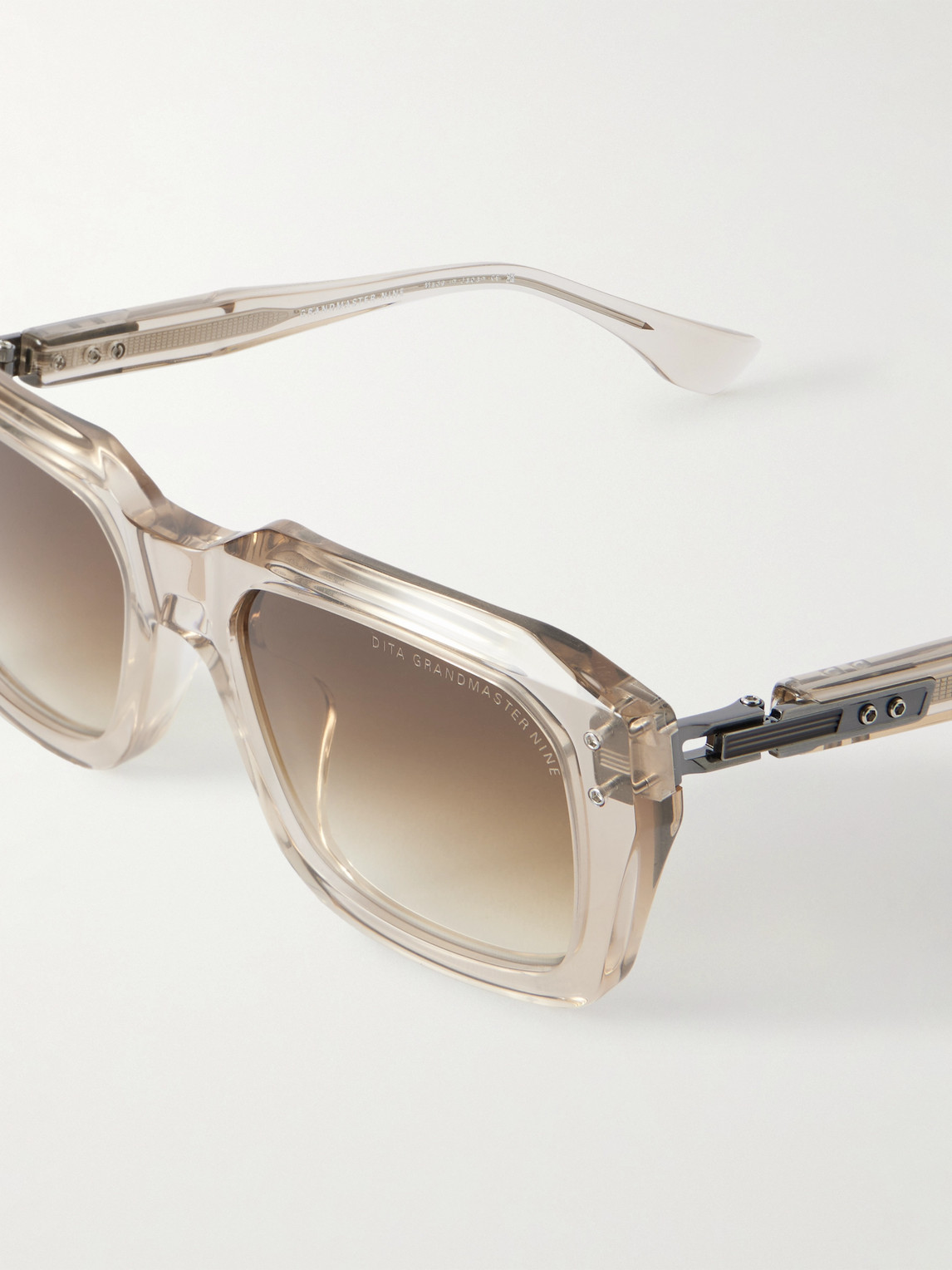Dita Detron Square-frame Acetate Sunglasses In Neutral