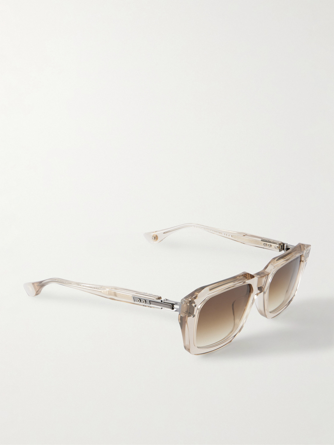 Dita Detron Square-frame Acetate Sunglasses In Neutral