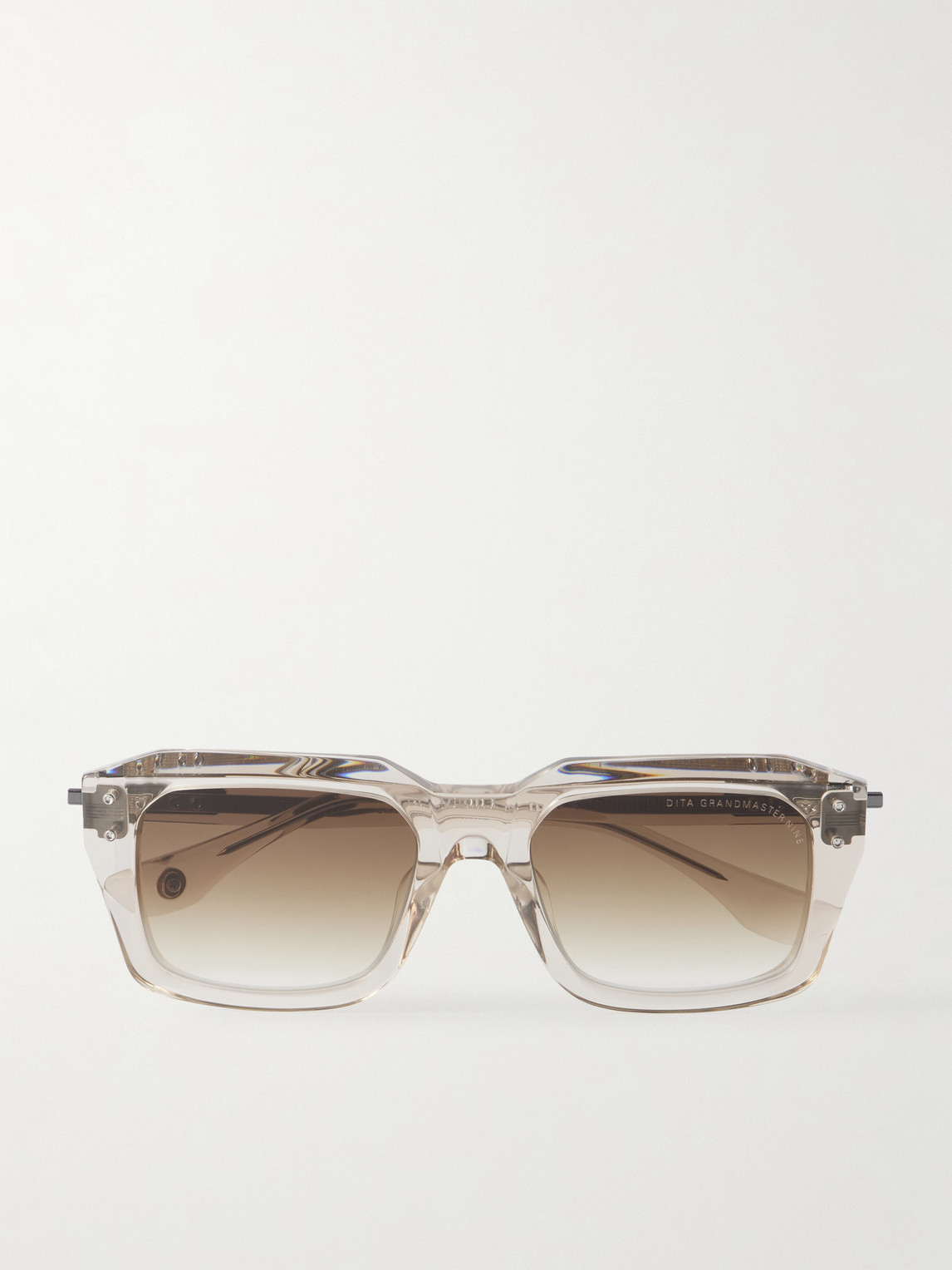Dita Detron Square-frame Acetate Sunglasses In Neutral
