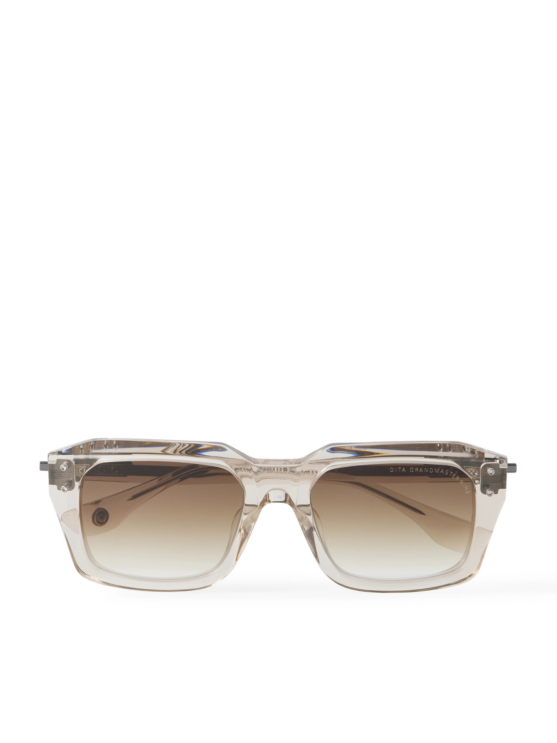 Dita Detron Square-frame Acetate Sunglasses In Neutral