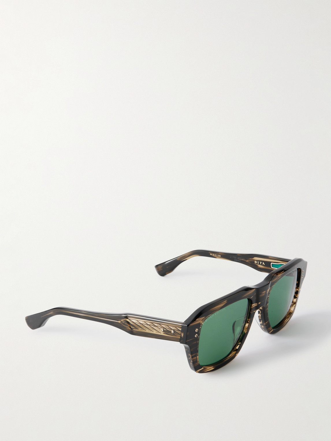Dita Magnaleapr D-frame Tortoiseshell Acetate Sunglasses In Brown