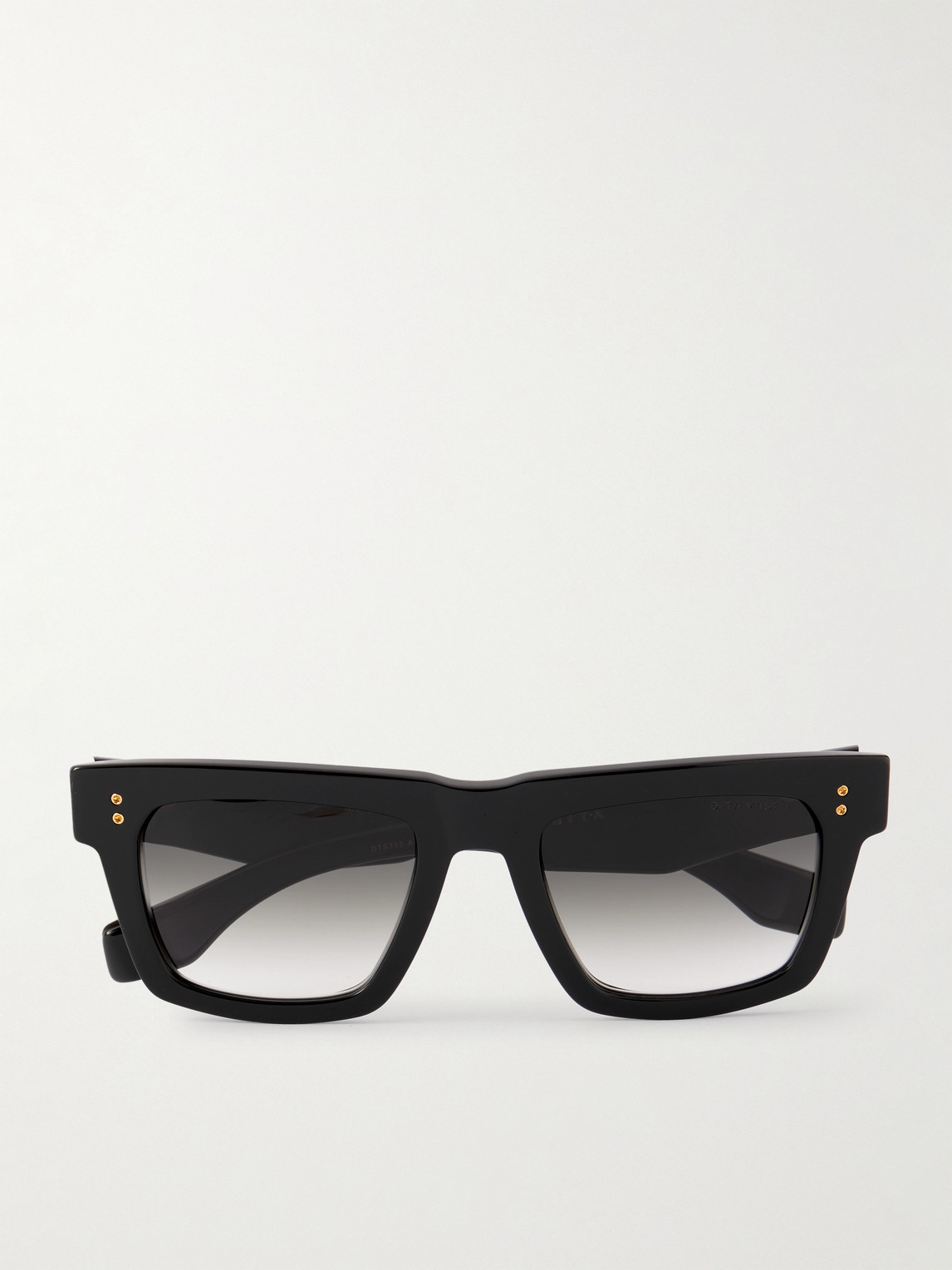 Dita Mastrix Square-frame Acetate Sunglasses In Black