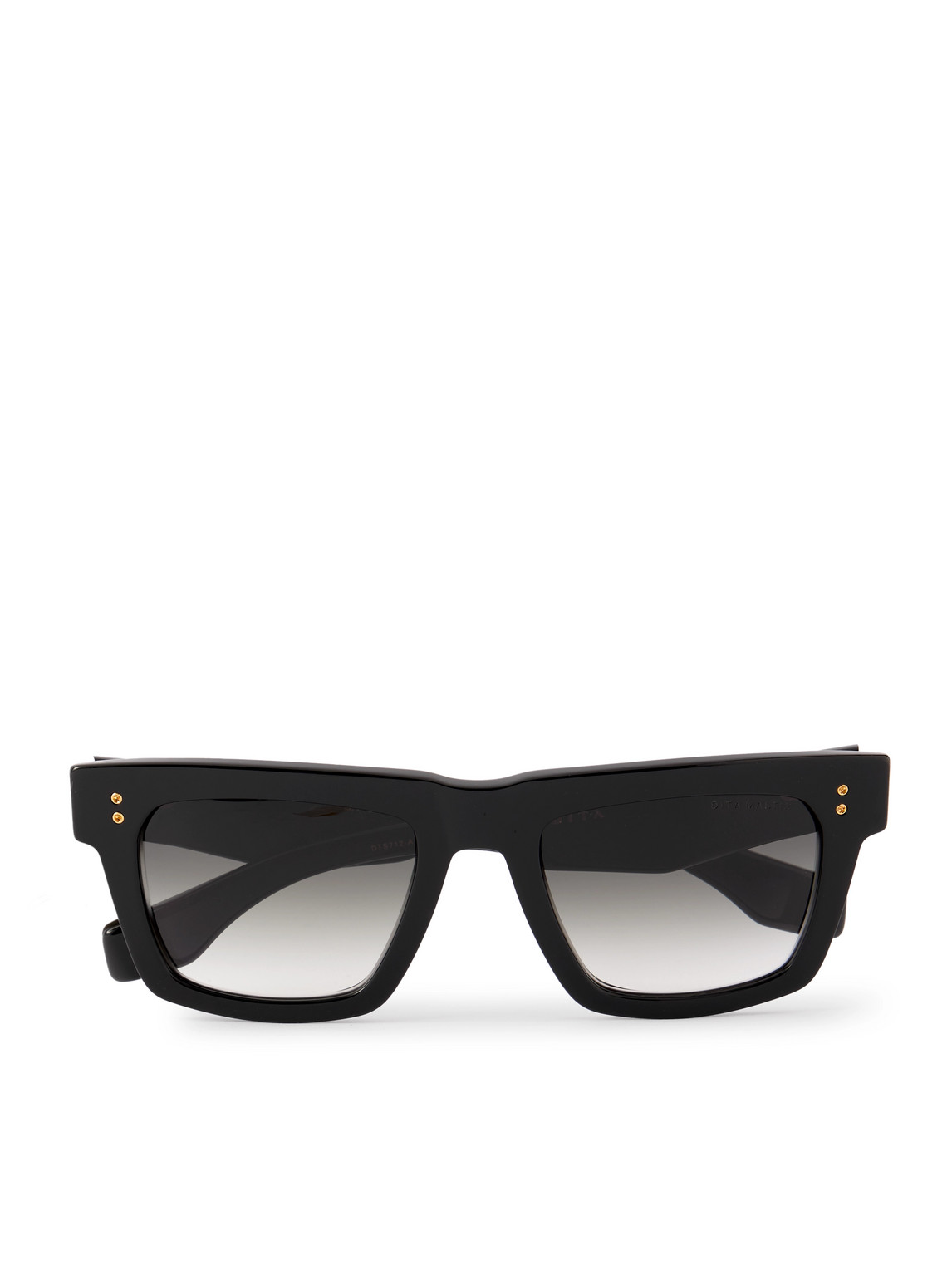 Dita Mastrix Square-frame Acetate Sunglasses In Black