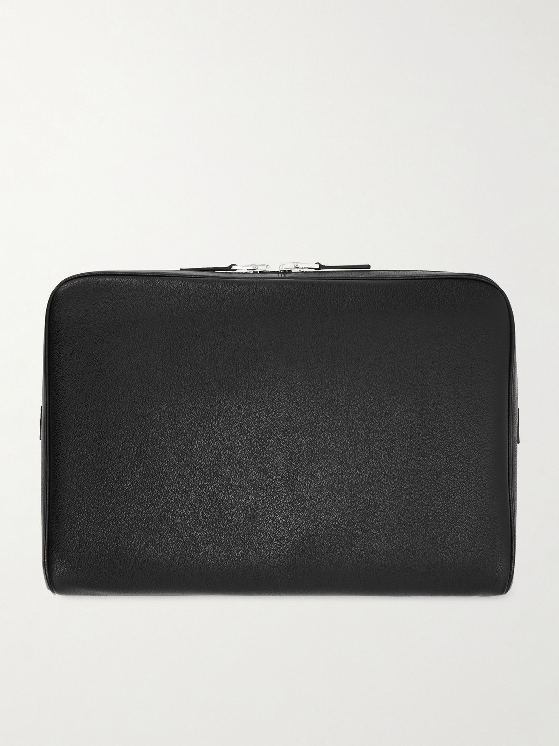 Tom Ford Full-grain Leather Pouch In Black