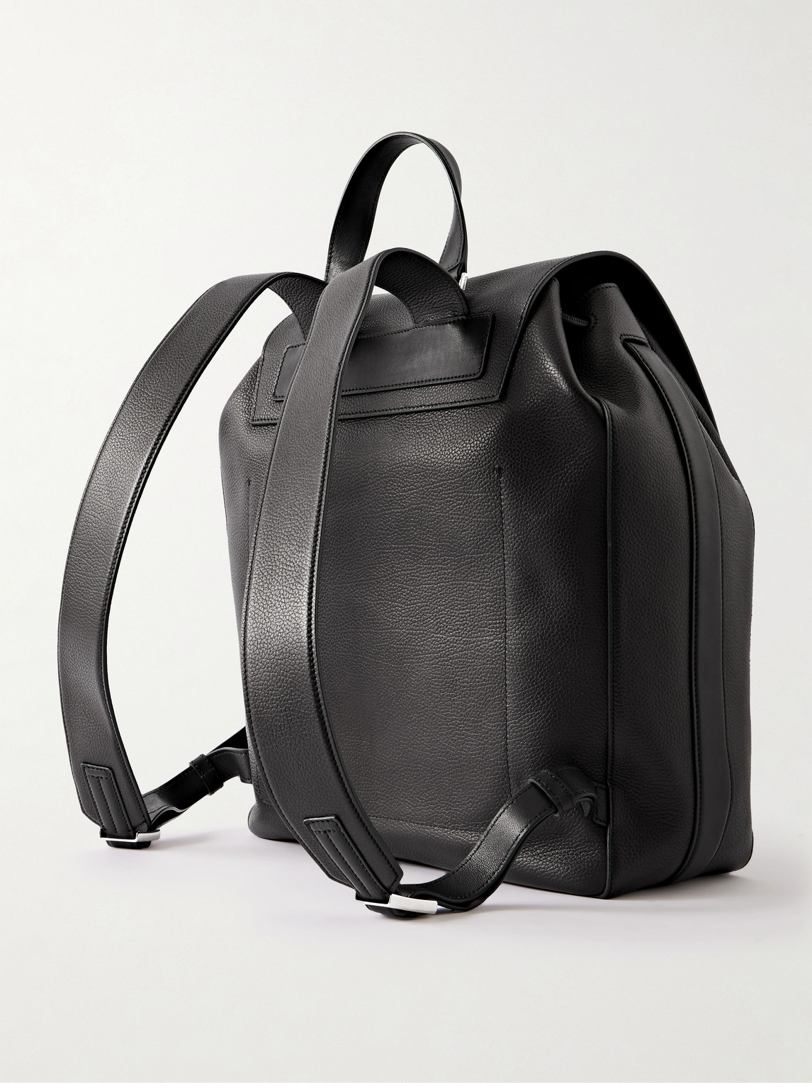 Tom Ford Leather Backpack In Black