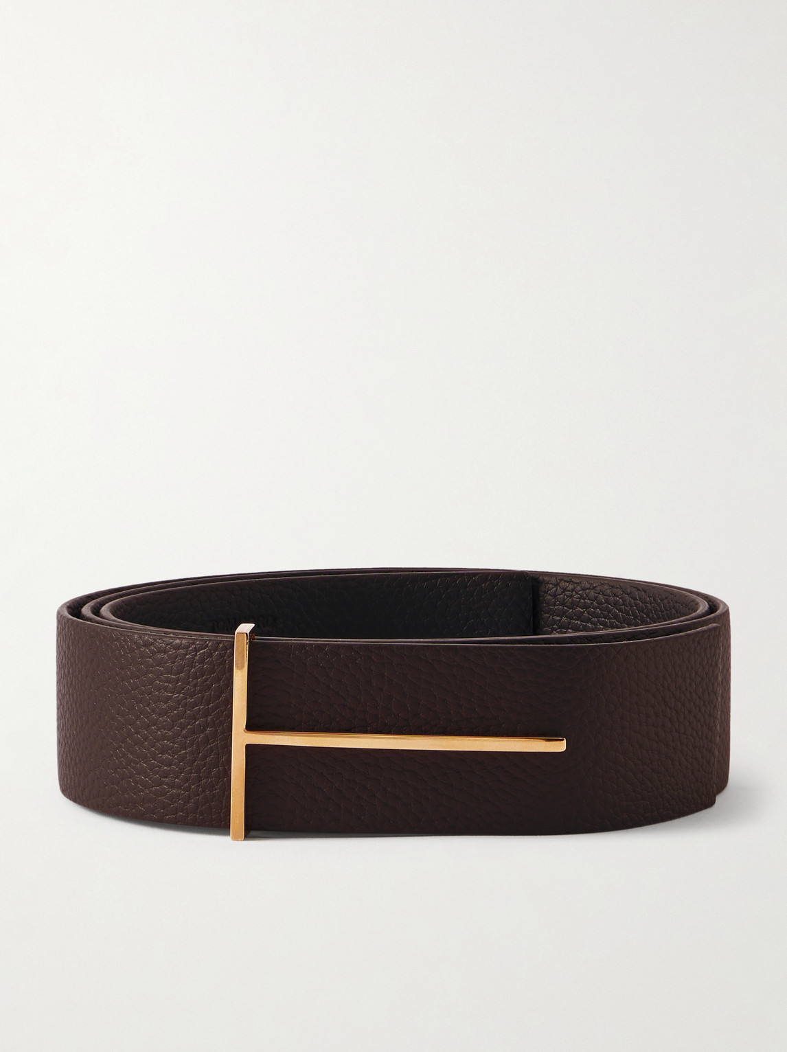 Tom Ford Full-Grain Leather Belt - Men