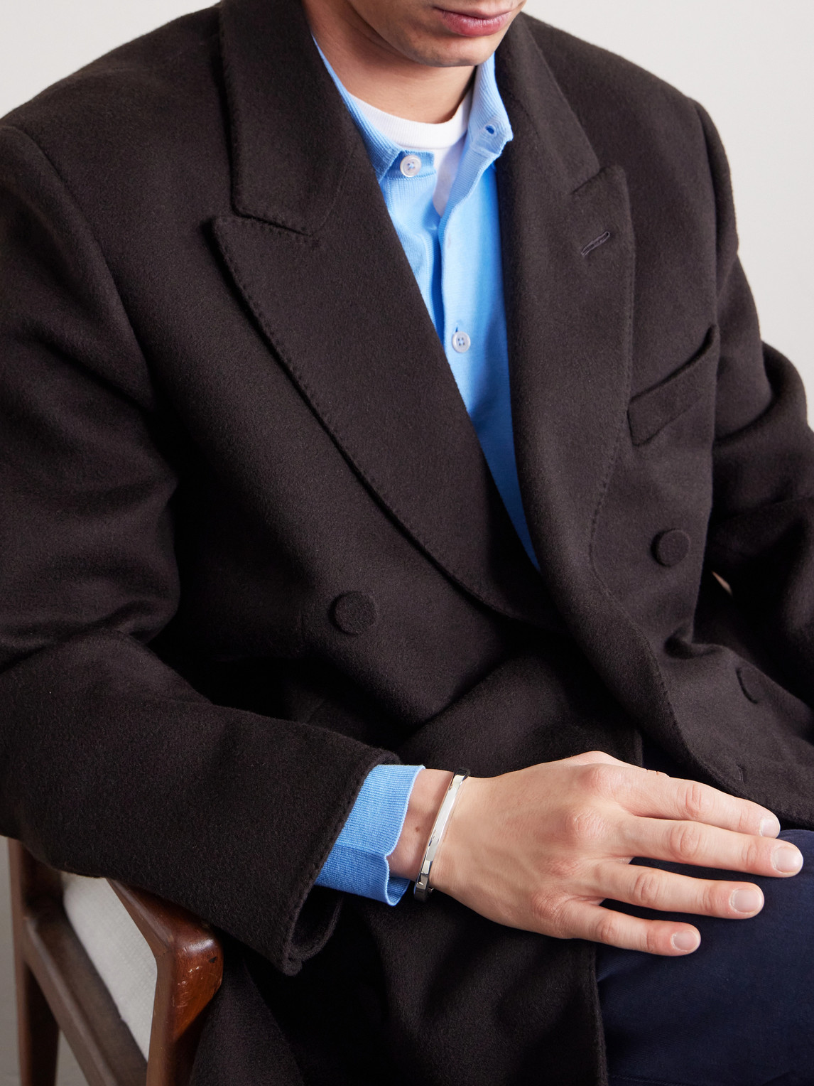 Tom Ford Sterling Silver Bracelet In Silver