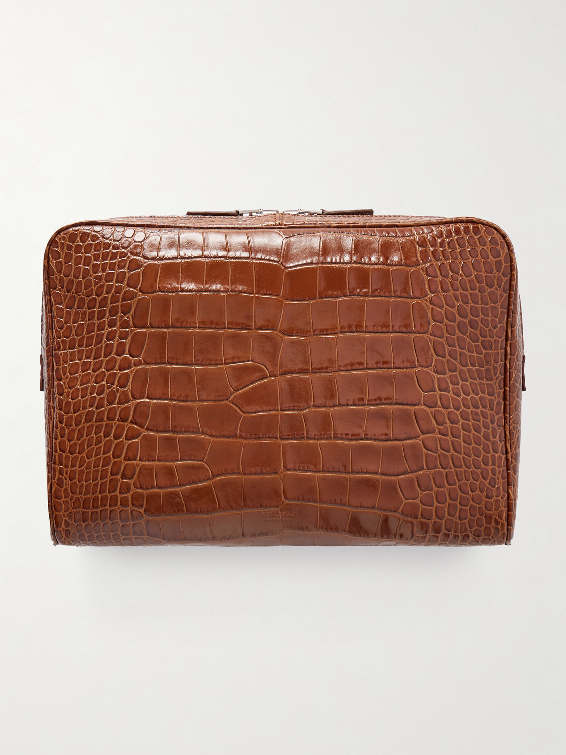 Tom Ford Croc-Effect Leather Pouch - Men