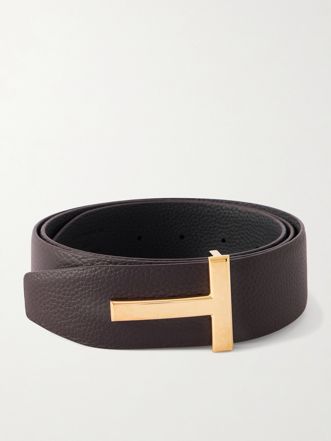 Tom Ford 4cm Full-Grain Leather Belt - Men