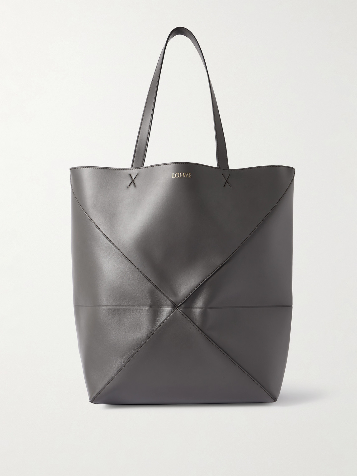 Loewe Puzzle Fold XL Panelled Leather Tote Bag - Men