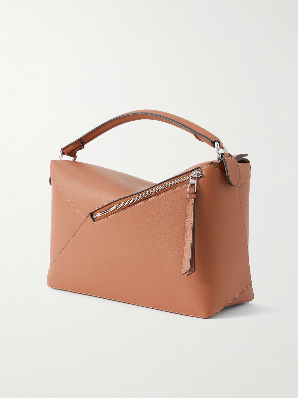 Loewe Large Puzzle Bag In Classic Calfskin In Brown