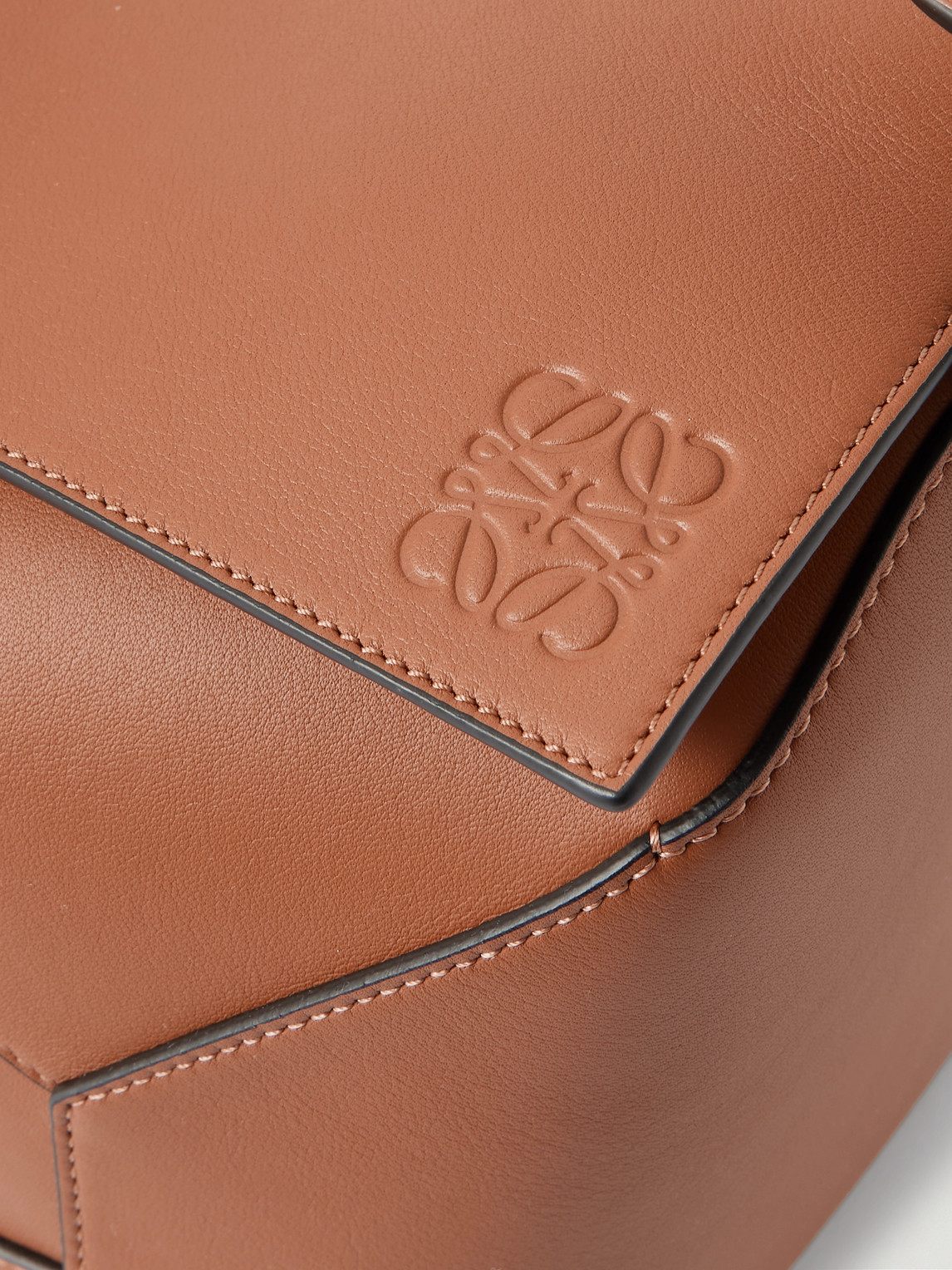 Loewe Large Puzzle Bag In Classic Calfskin In Brown