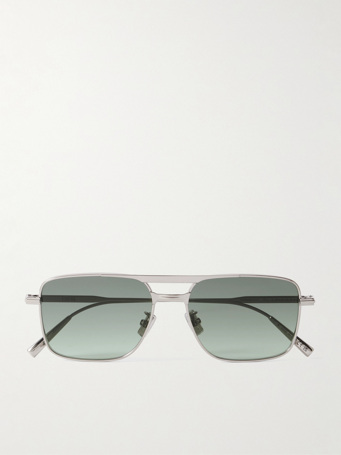 DIOR Eyewear DiorBlackSuitS17U D-Frame Silver-Tone Sunglasses - Men