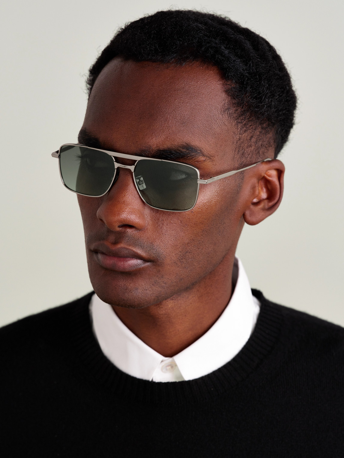 Dior Blacksuits17u D-frame Silver-tone Sunglasses In Multi