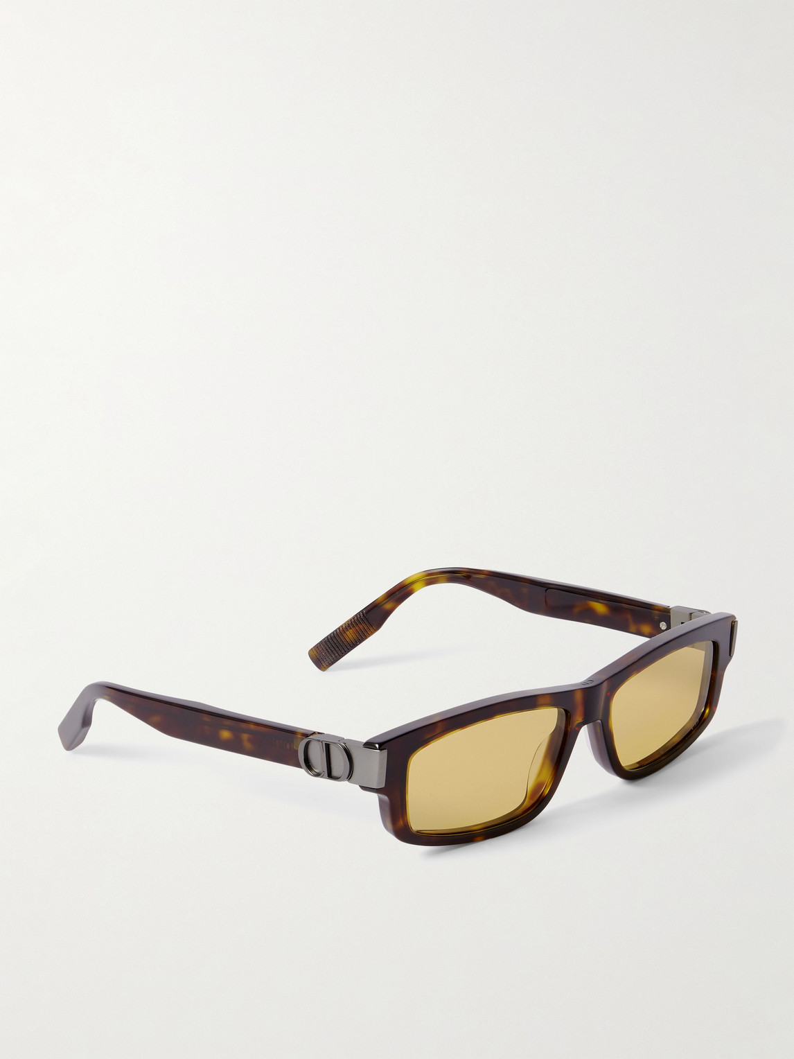 Dior Cdicons2i Rectangular-frame Tortoiseshell Acetate Sunglasses In Multi