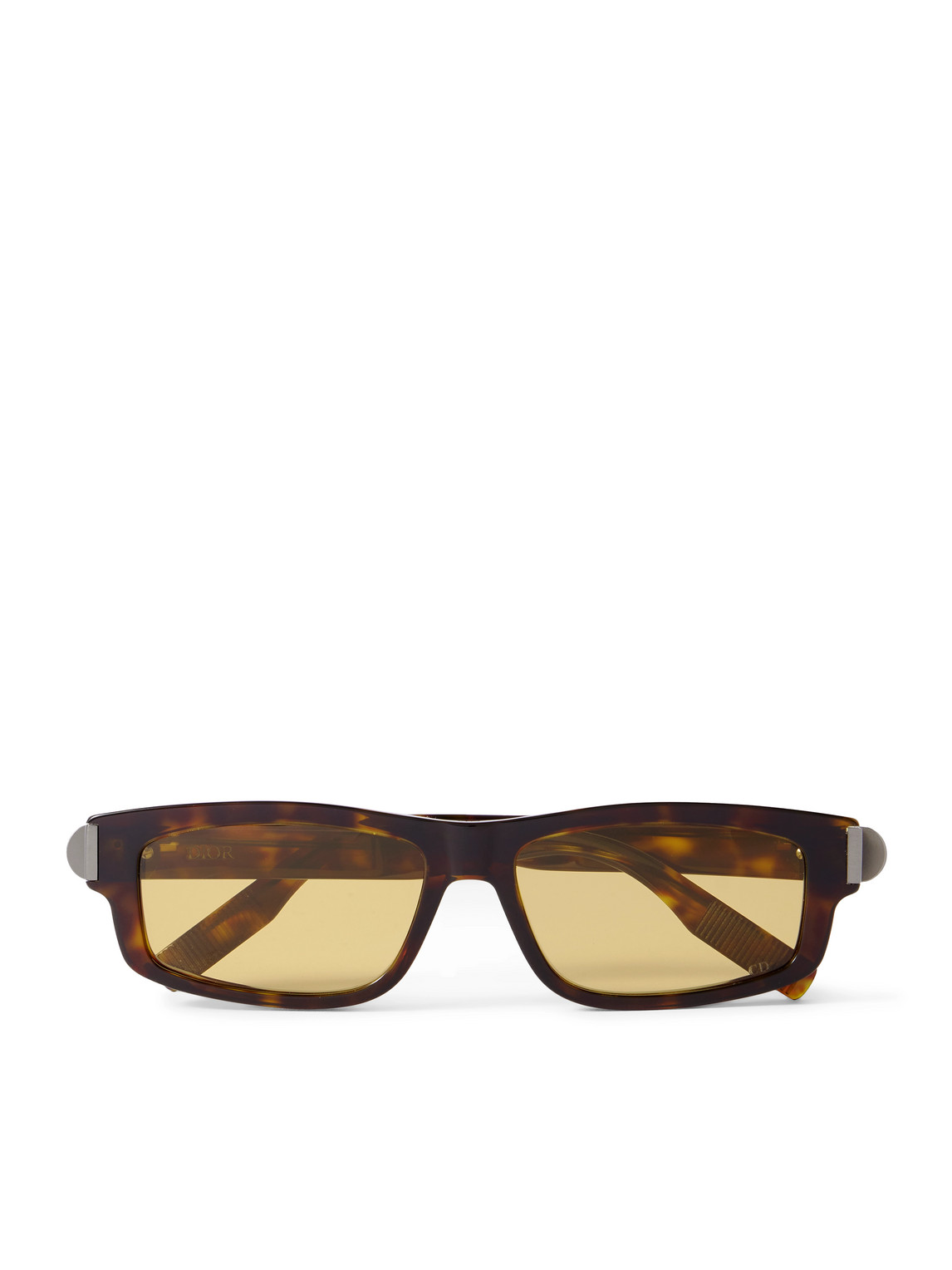 Dior Cdicons2i Rectangular-frame Tortoiseshell Acetate Sunglasses In Multi