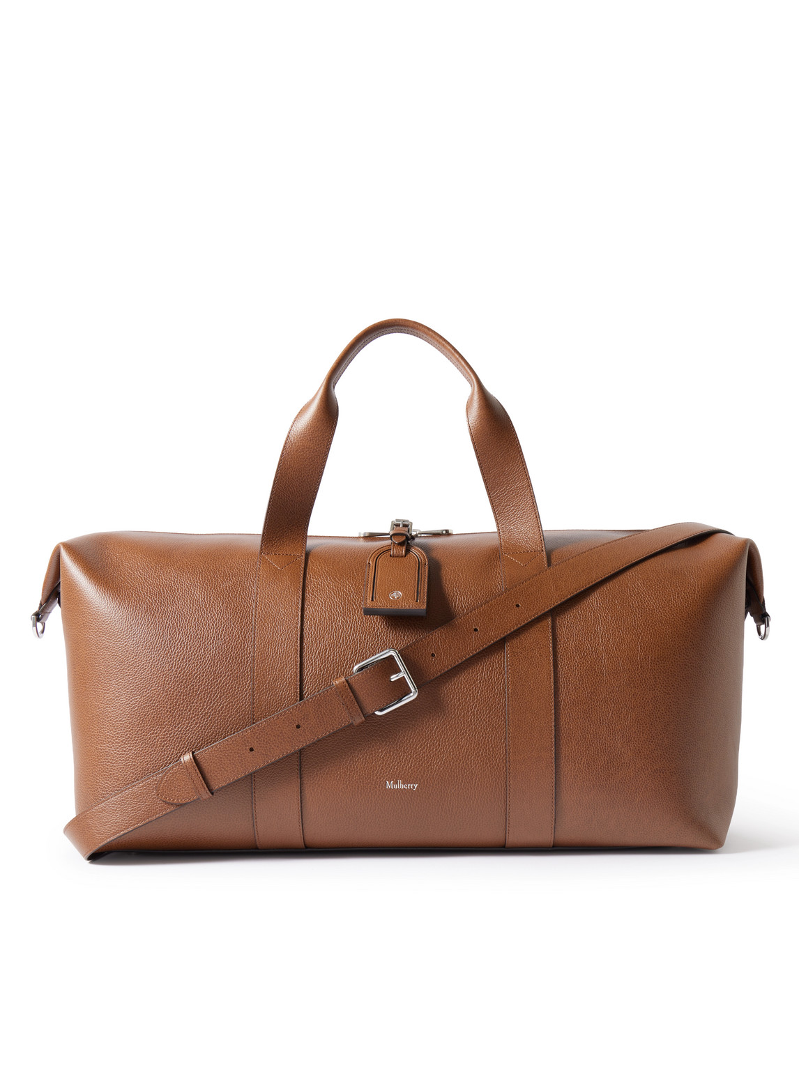 Mulberry – Heritage Medium Clipper Full-Grain Leather Weekend Bag