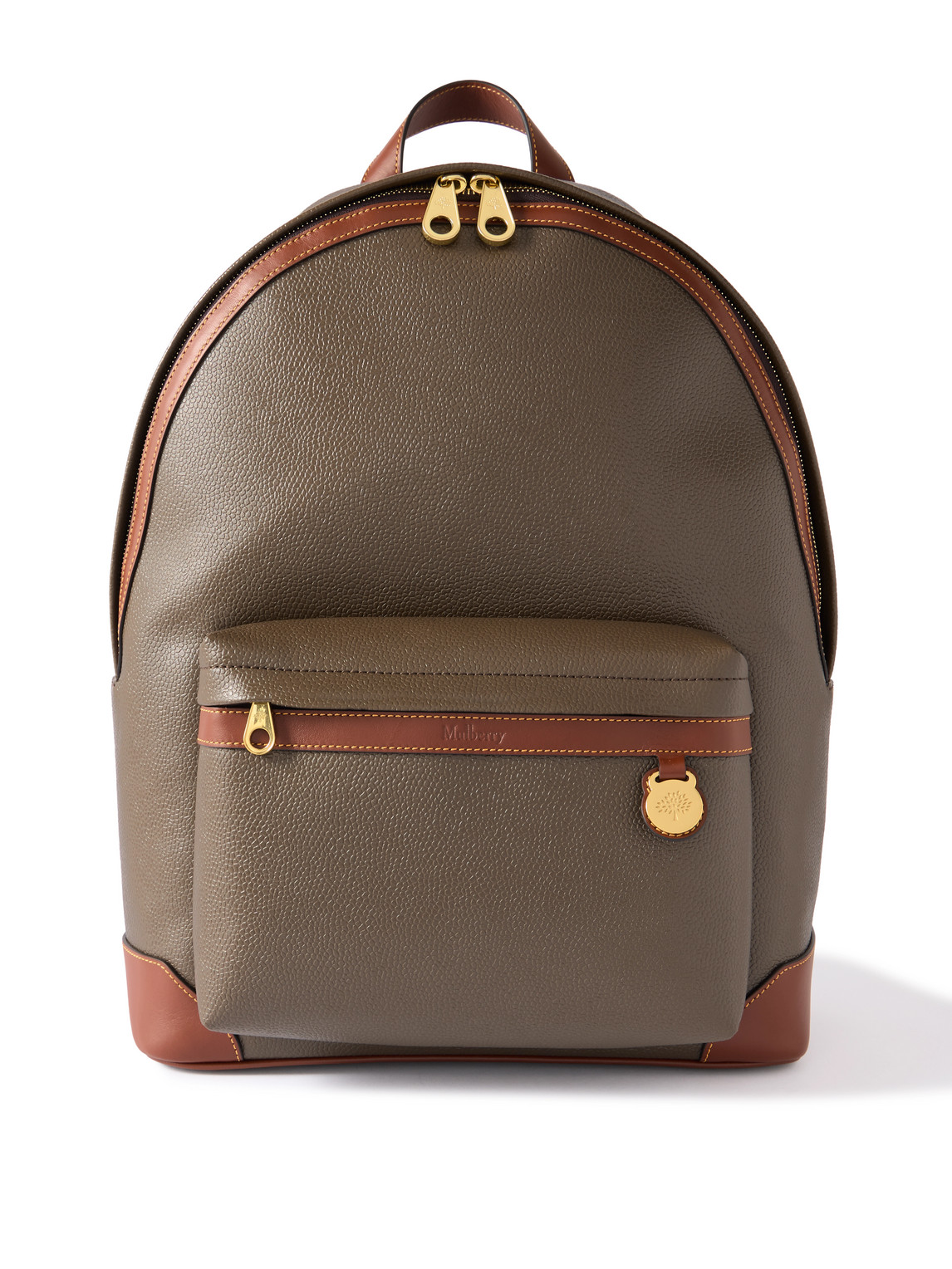 Mulberry – Heritage Leather-Trimmed Eco Scotchgrain Backpack