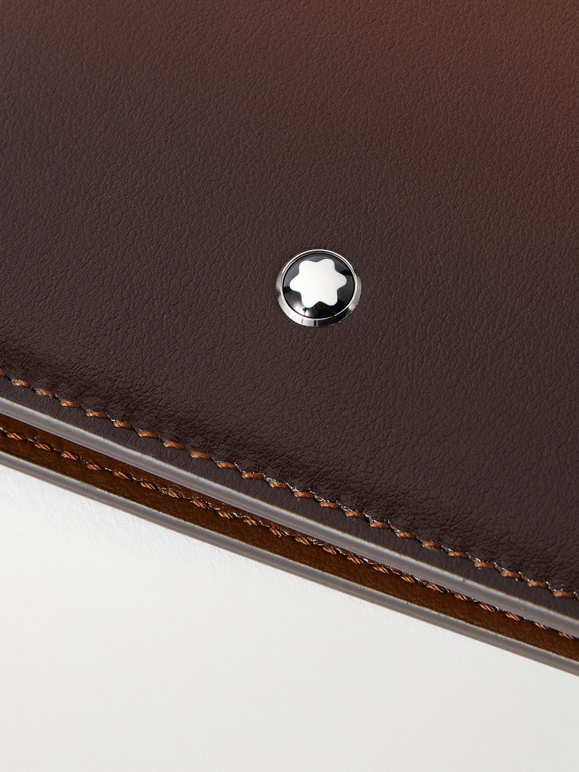 Montblanc Meisterstück Dégradé Leather Billfold Wallet In Brown