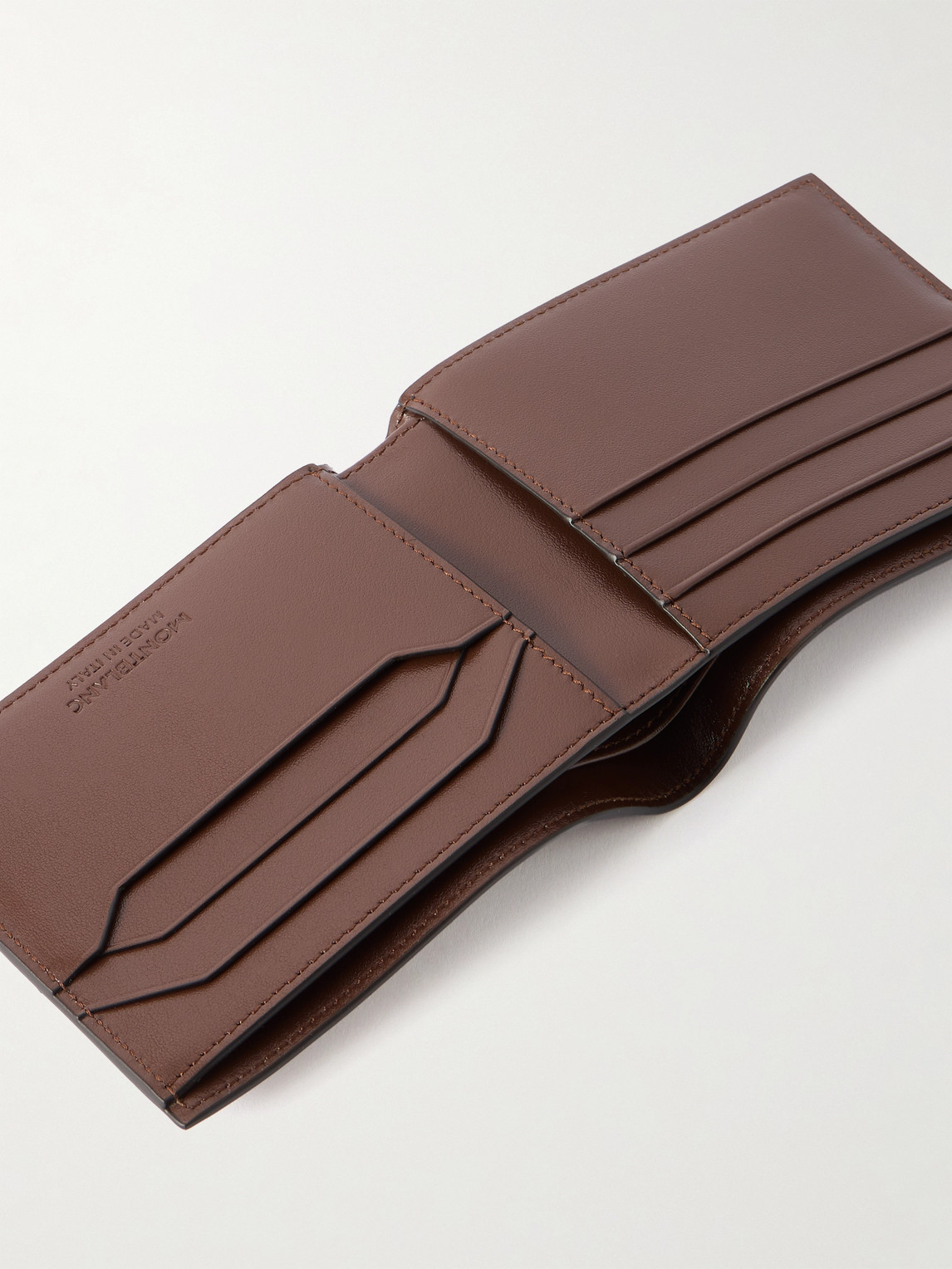 Montblanc Meisterstück Dégradé Leather Billfold Wallet In Brown