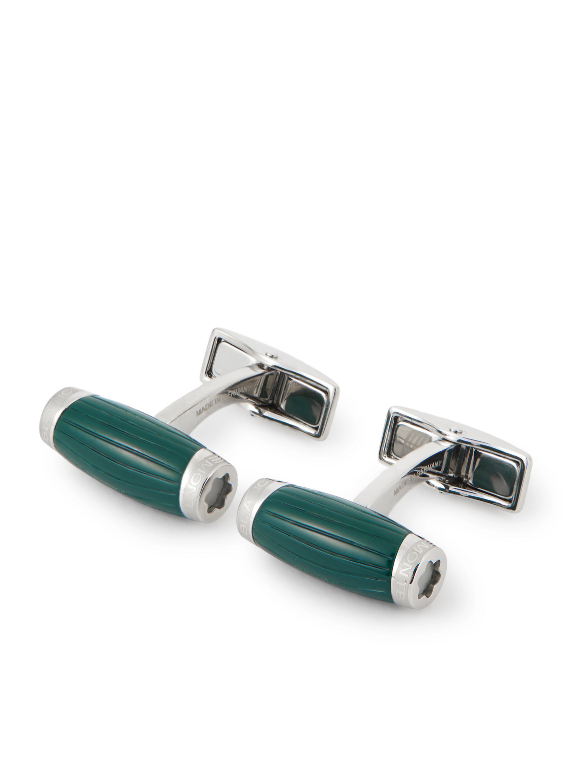 Montblanc Starwalker Silver And Resin Cufflinks