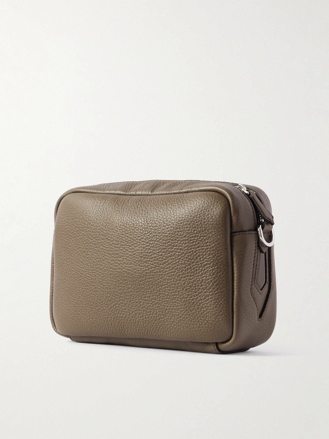Montblanc Full-grain Leather Messenger Bag In Brown