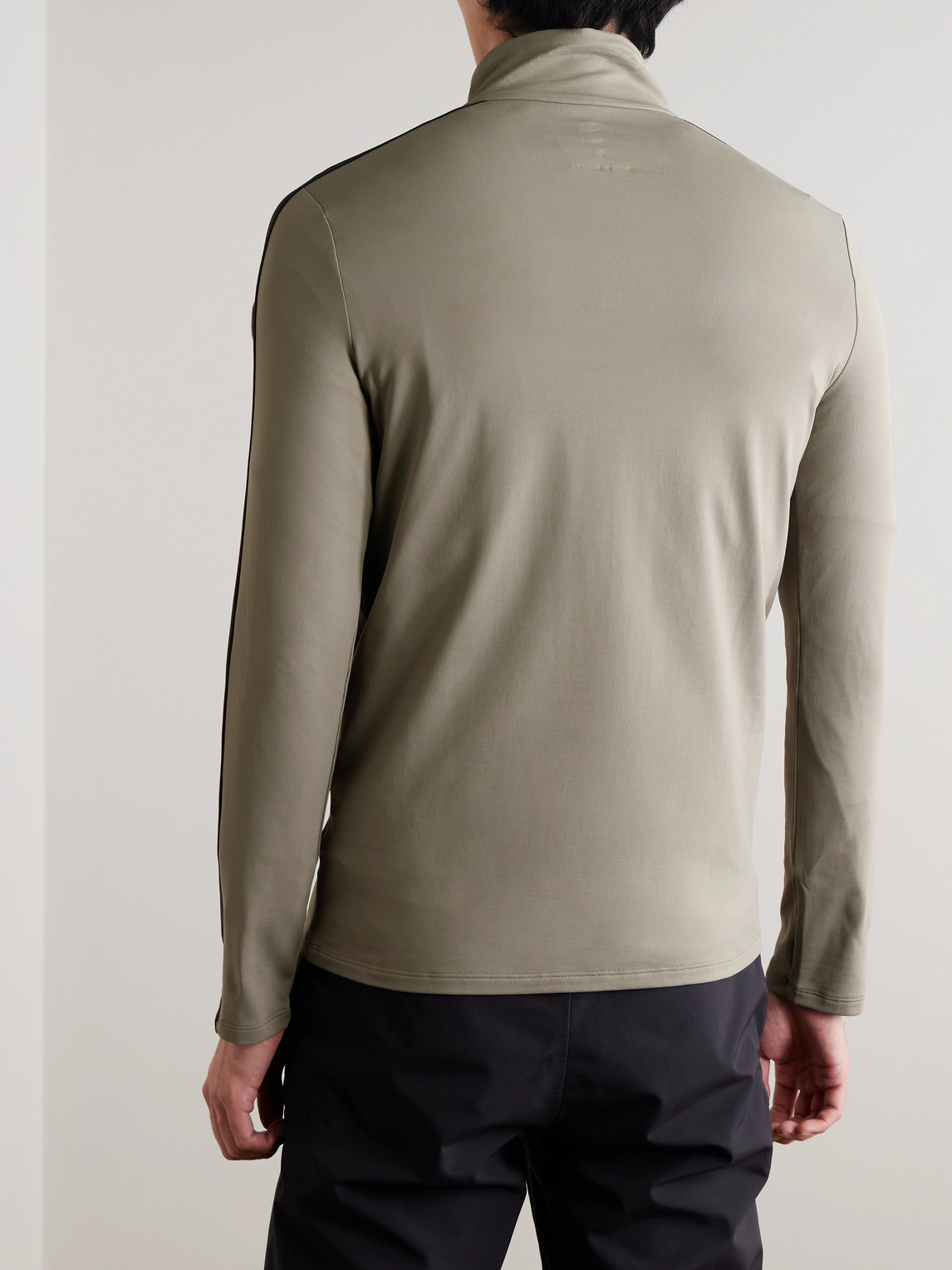  Fusalp - Alpille Striped Polartec® Power Stretch® Ski Base Layer - Men - Green - S 