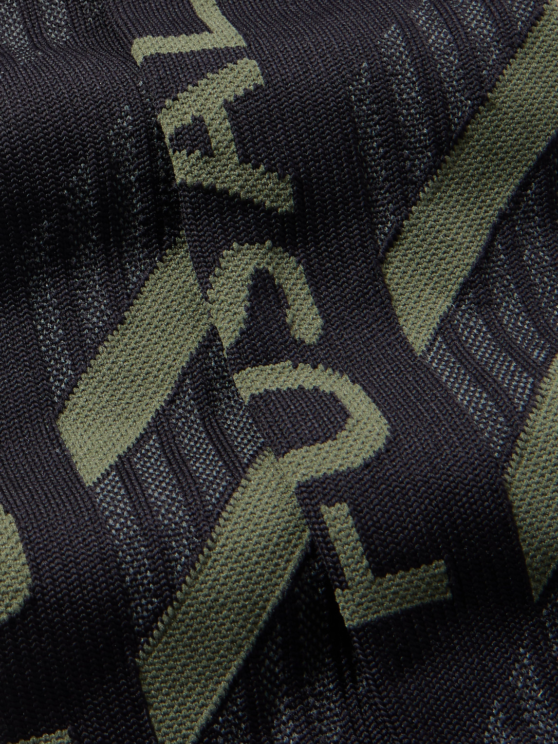 Logo-Jacquard Tech-Mesh Ski Socks — 2