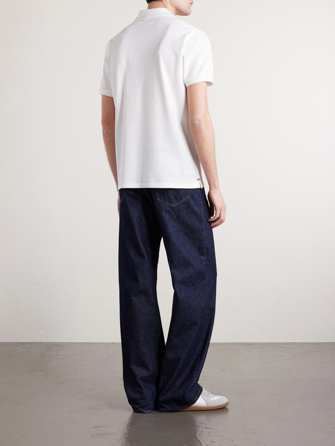 Logo-Appliquéd Cotton-Piqué Polo Shirt