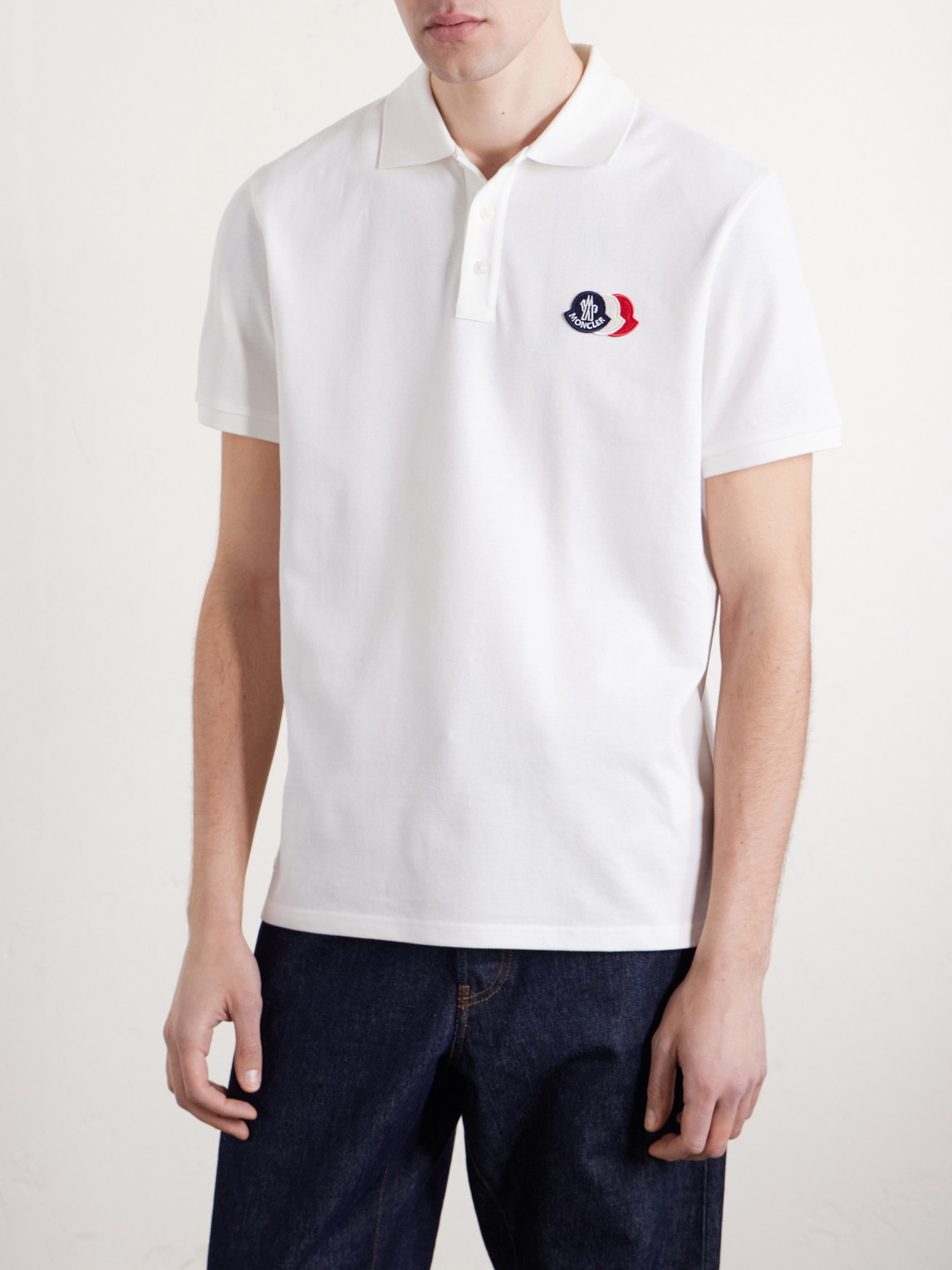 Logo-Appliquéd Cotton-Piqué Polo Shirt
