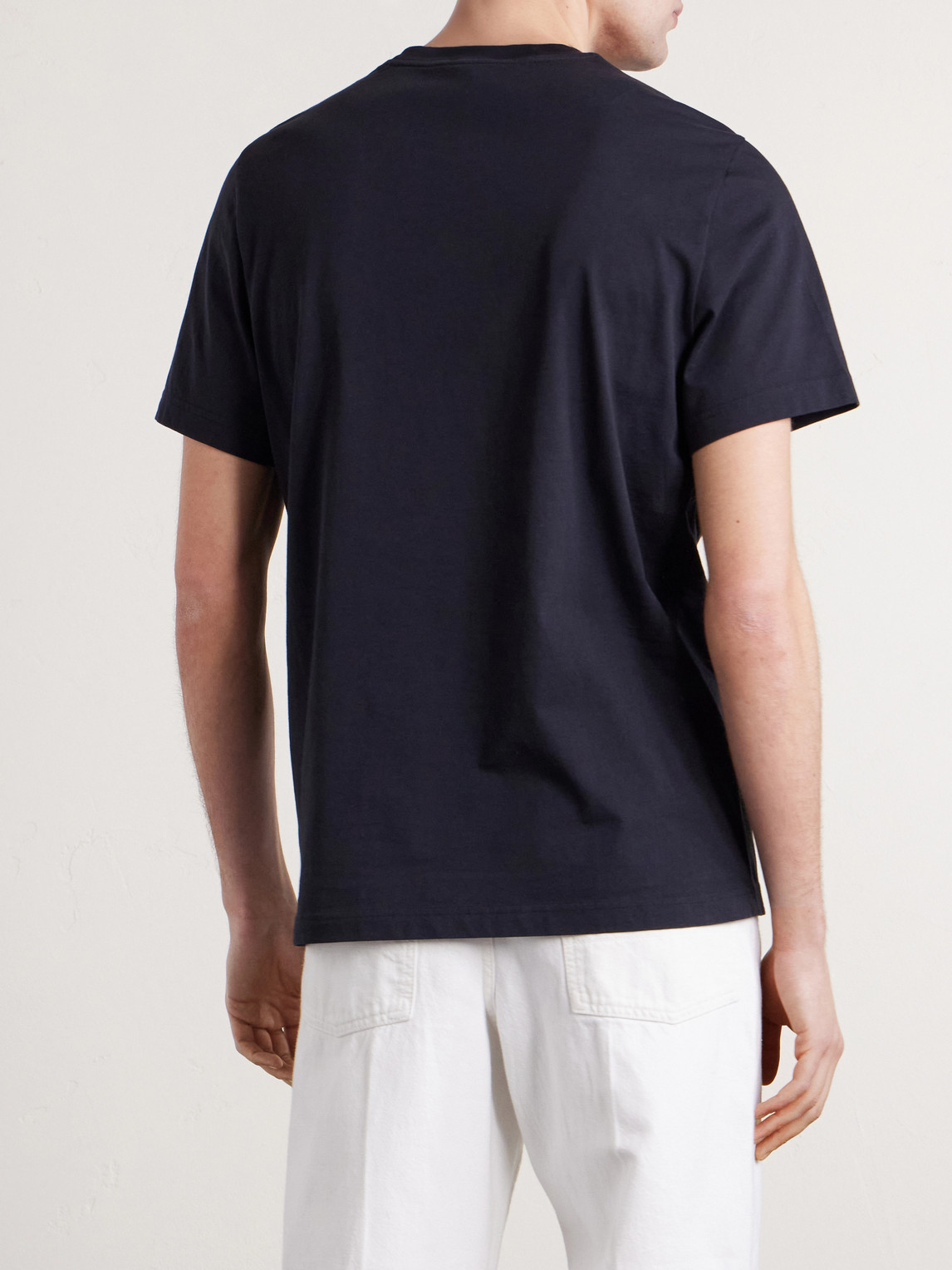 Logo-Appliquéd Cotton-Jersey T-Shirt