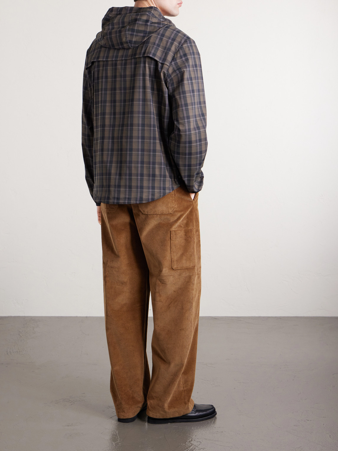 Natisone Checked Shell Jacket