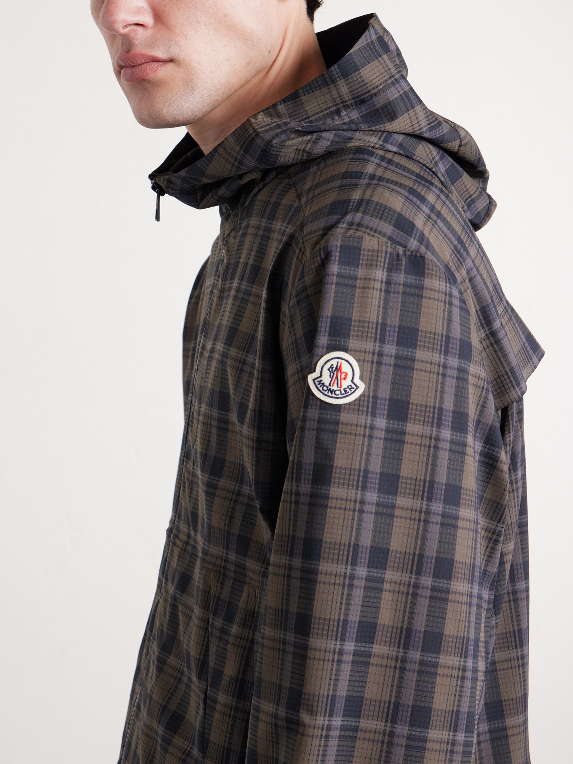 Natisone Checked Shell Jacket