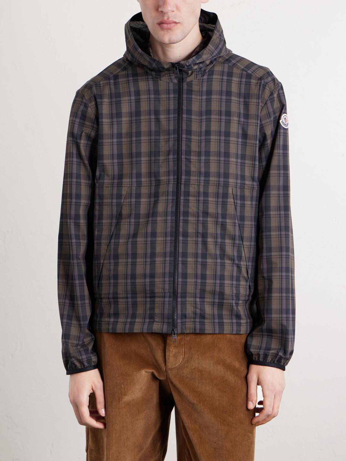 Natisone Checked Shell Jacket
