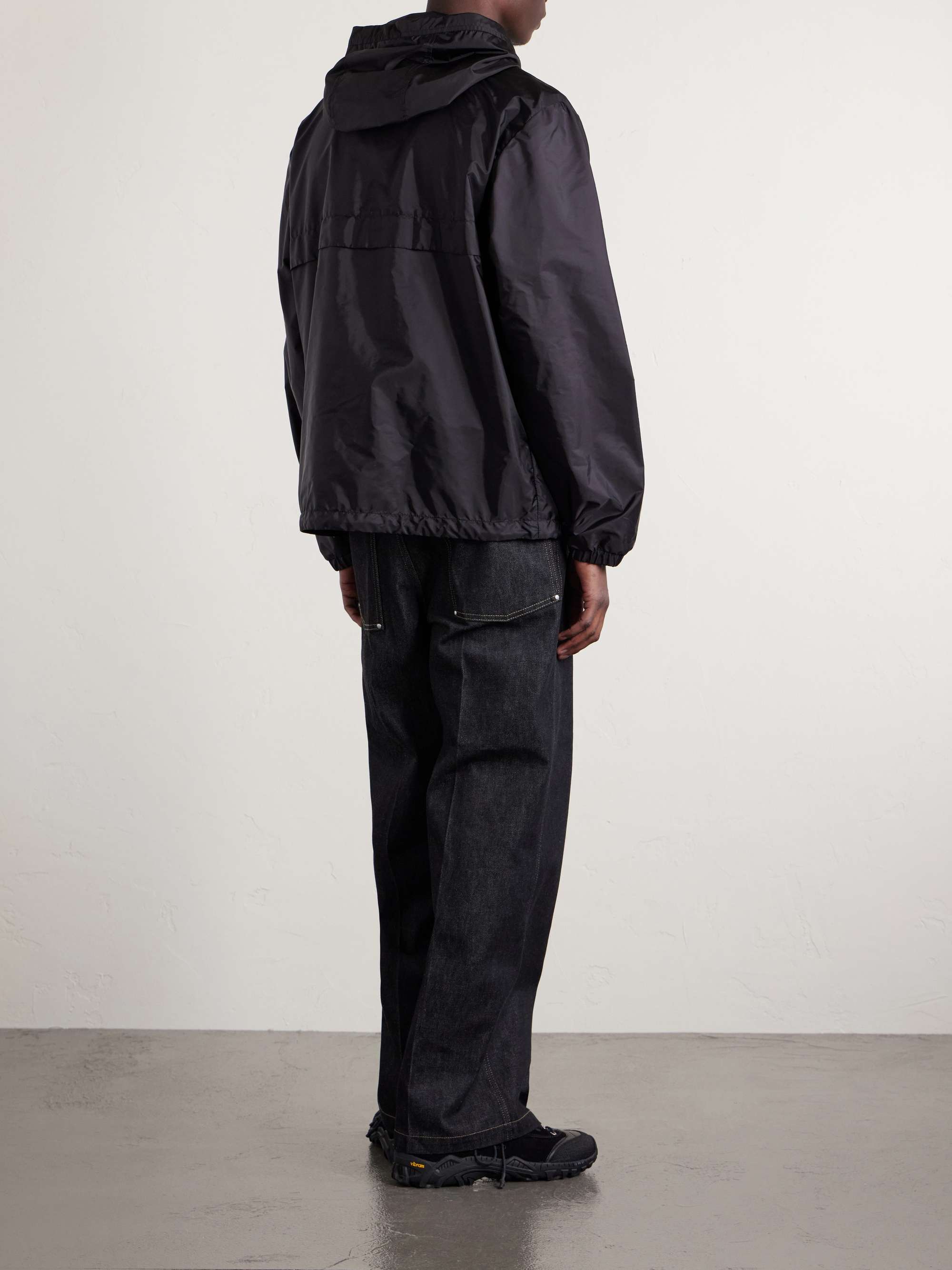 MONCLER Nidge Logo-Appliquéd Shell Hooded Jacket for Men | MR PORTER