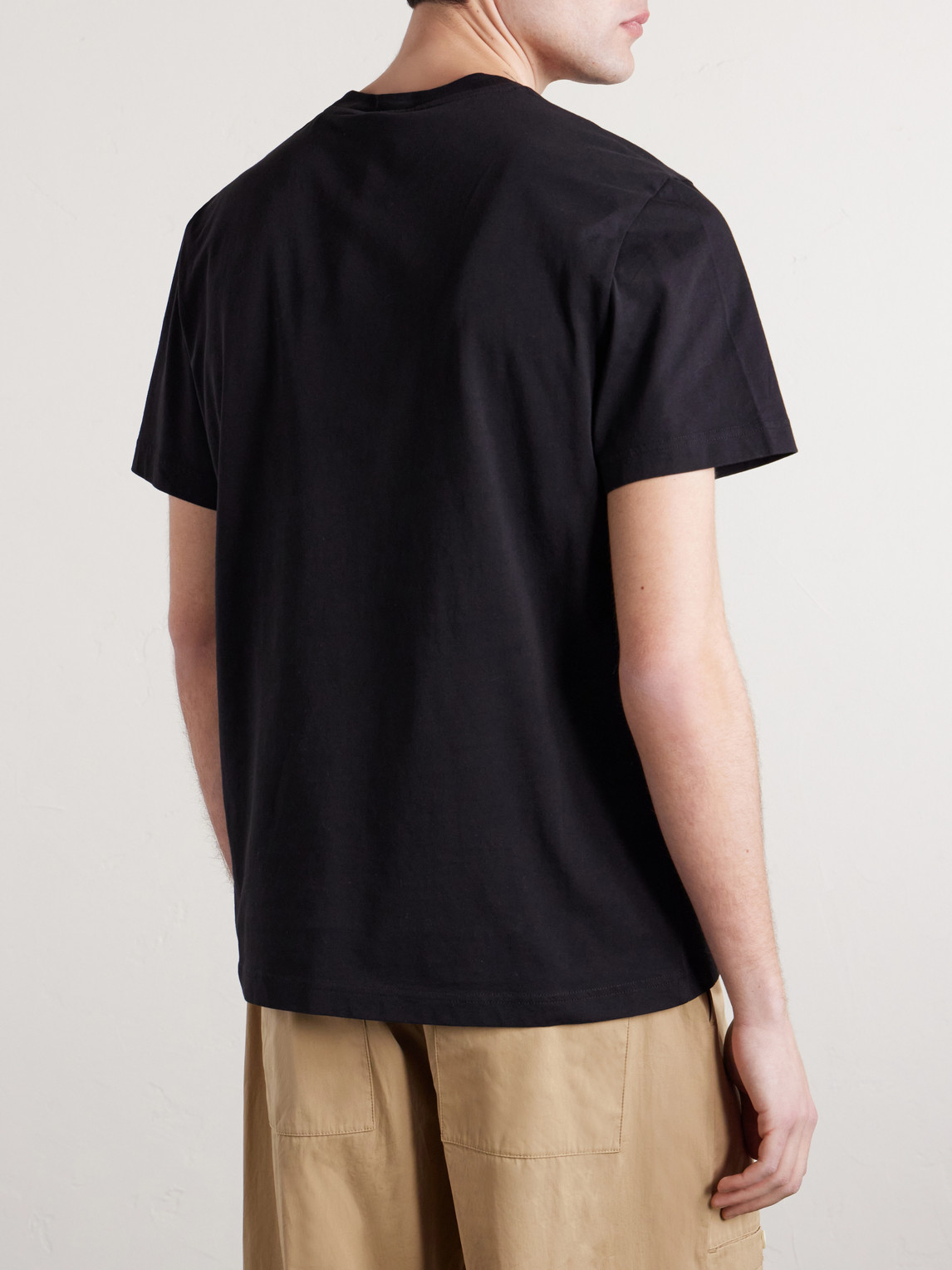 Logo-Appliquéd Cotton-Jersey T-Shirt