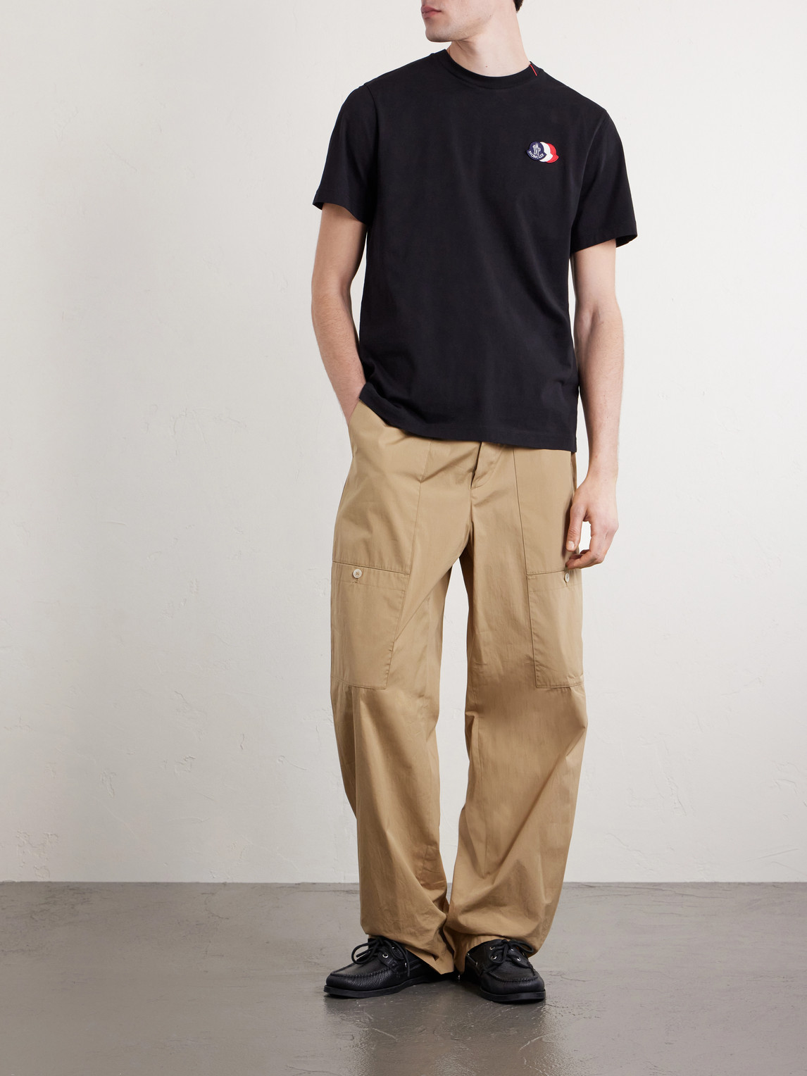 Logo-Appliquéd Cotton-Jersey T-Shirt